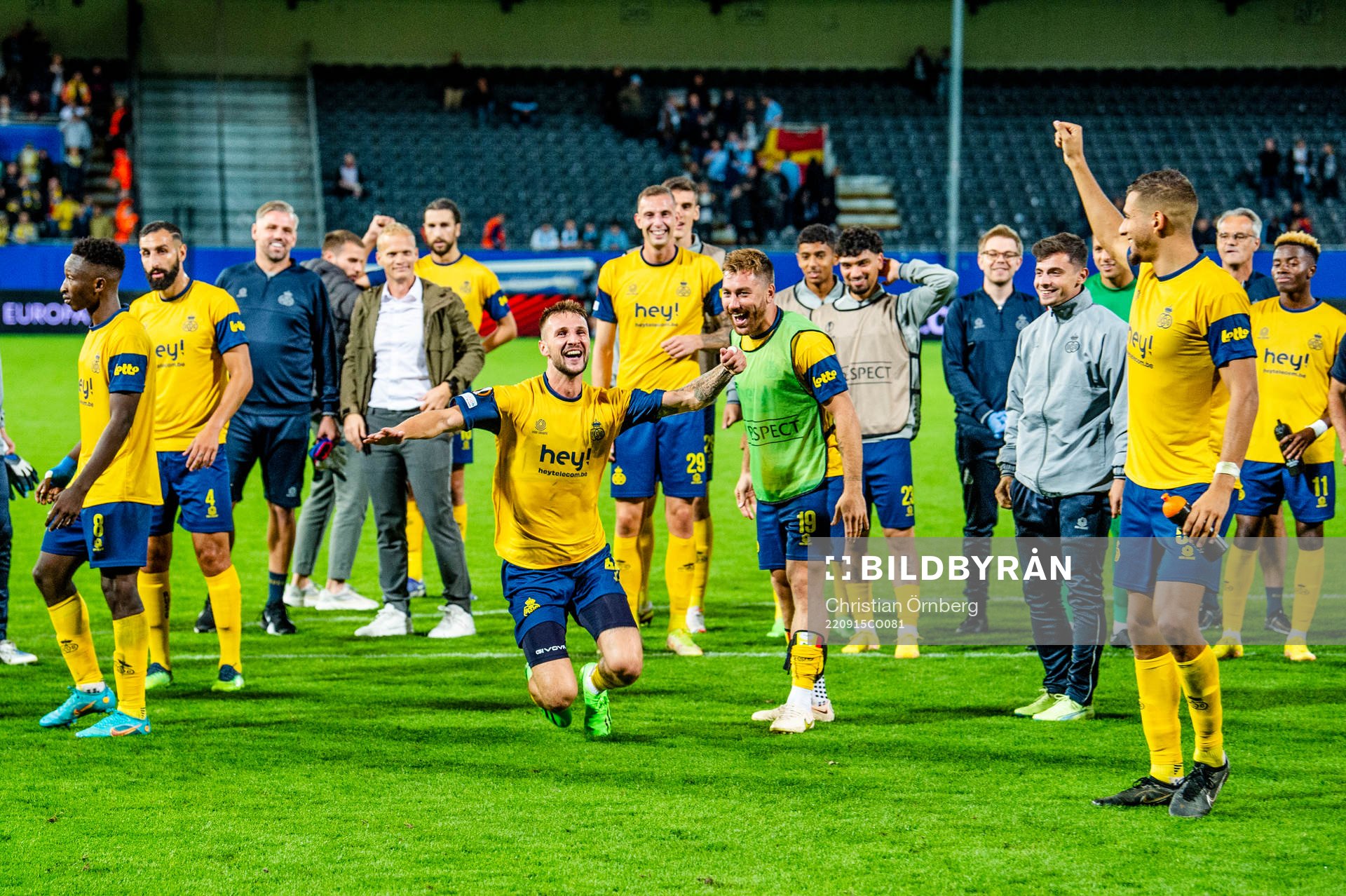 Siebe Van Der Heyden and the team of Royale Union