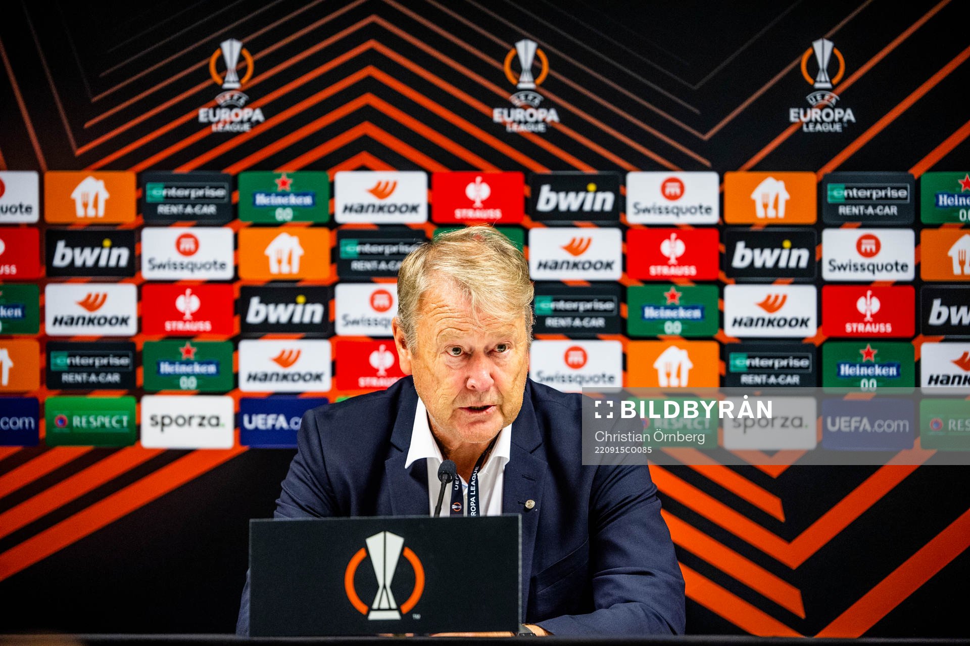 Head coach Åge Hareide of Malmö FF