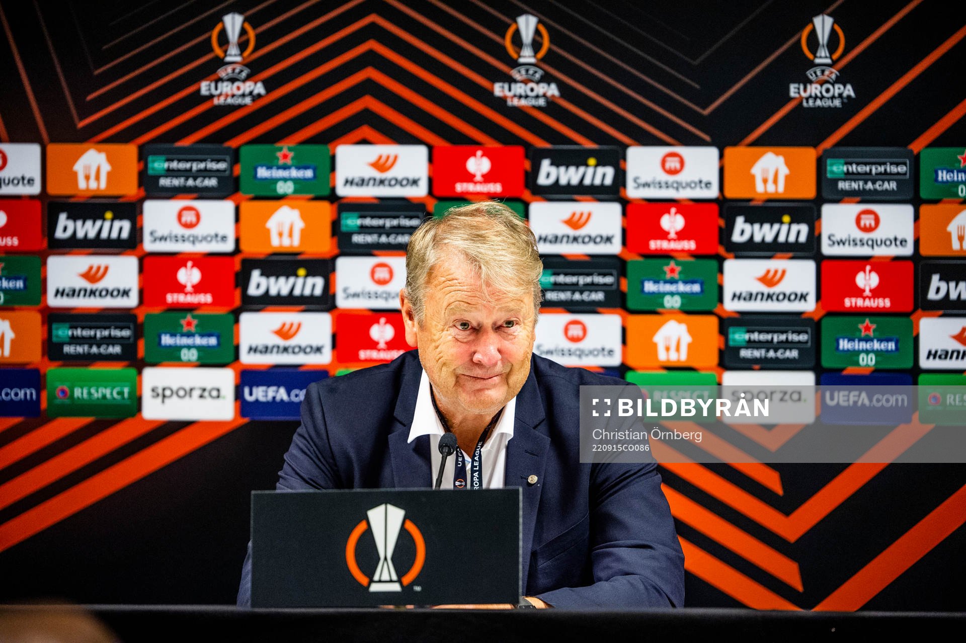 Head coach Åge Hareide of Malmö FF