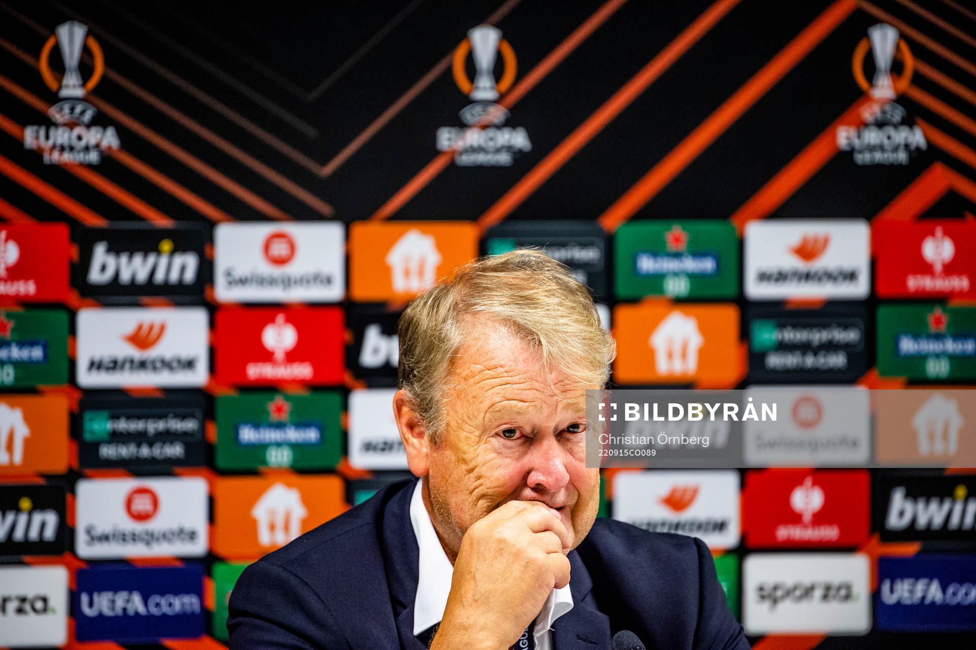 Head coach Åge Hareide of Malmö FF
