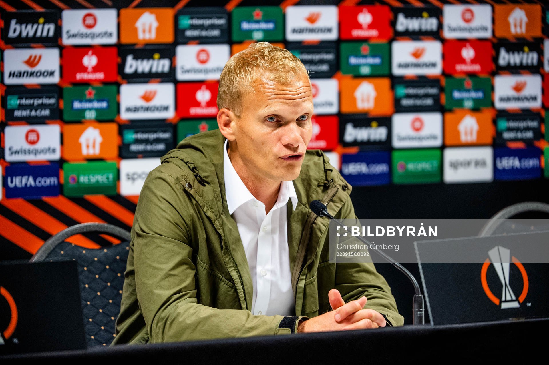 Head coach Karel Geraerts of Royale Union Saint-Gilloise