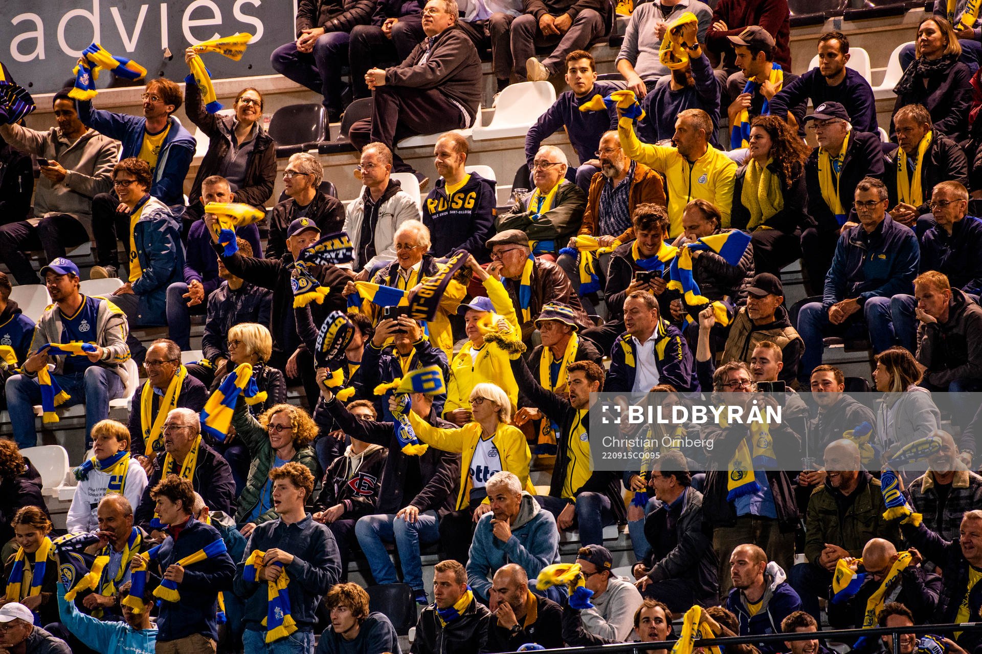Supporters of Royale Union Saint-Gilloise