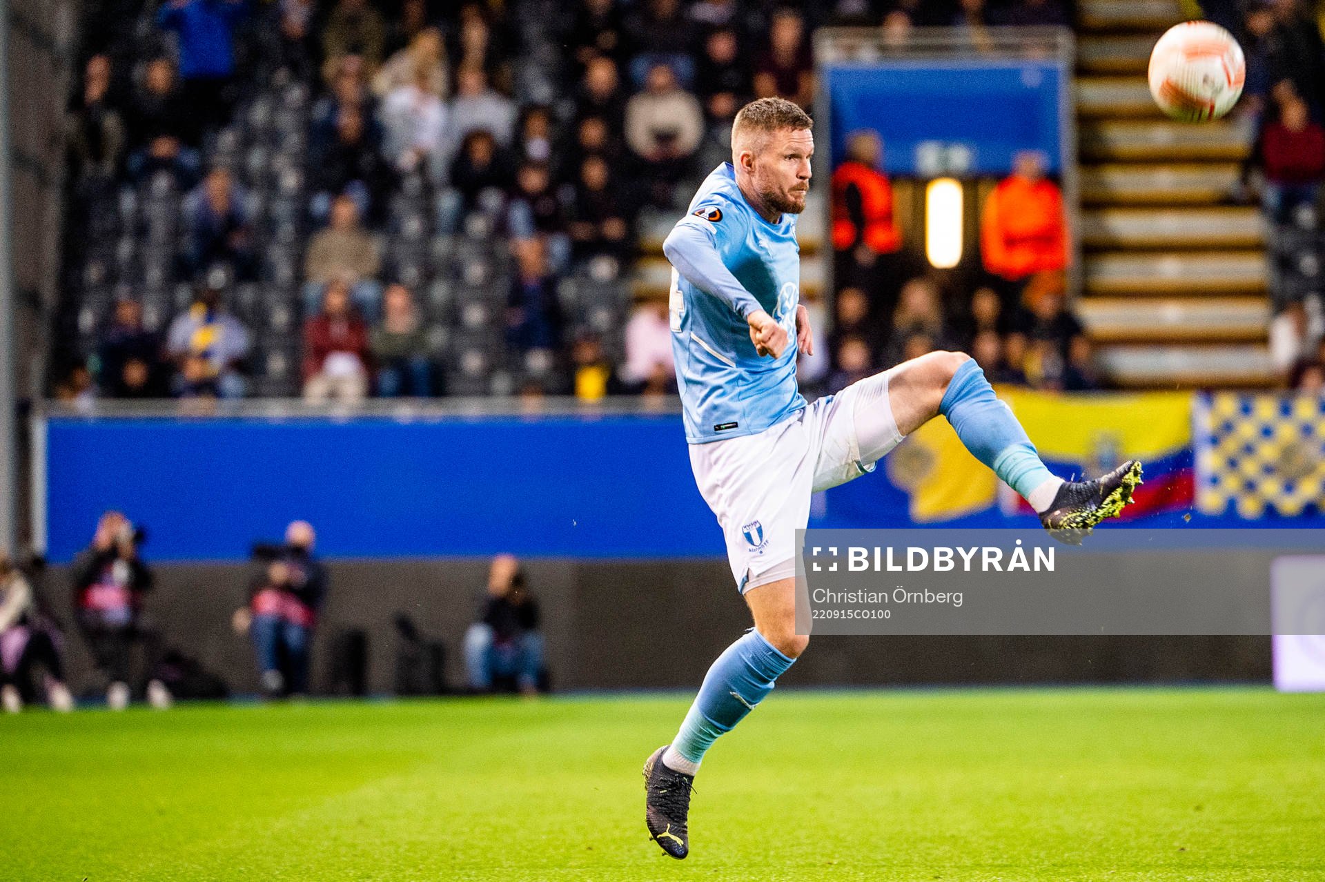 Lasse Nielsen during the UEFA Europa League match between Royale Union Saint-Gilloise and Malmö FF on September 15, 2022 in Leuven.