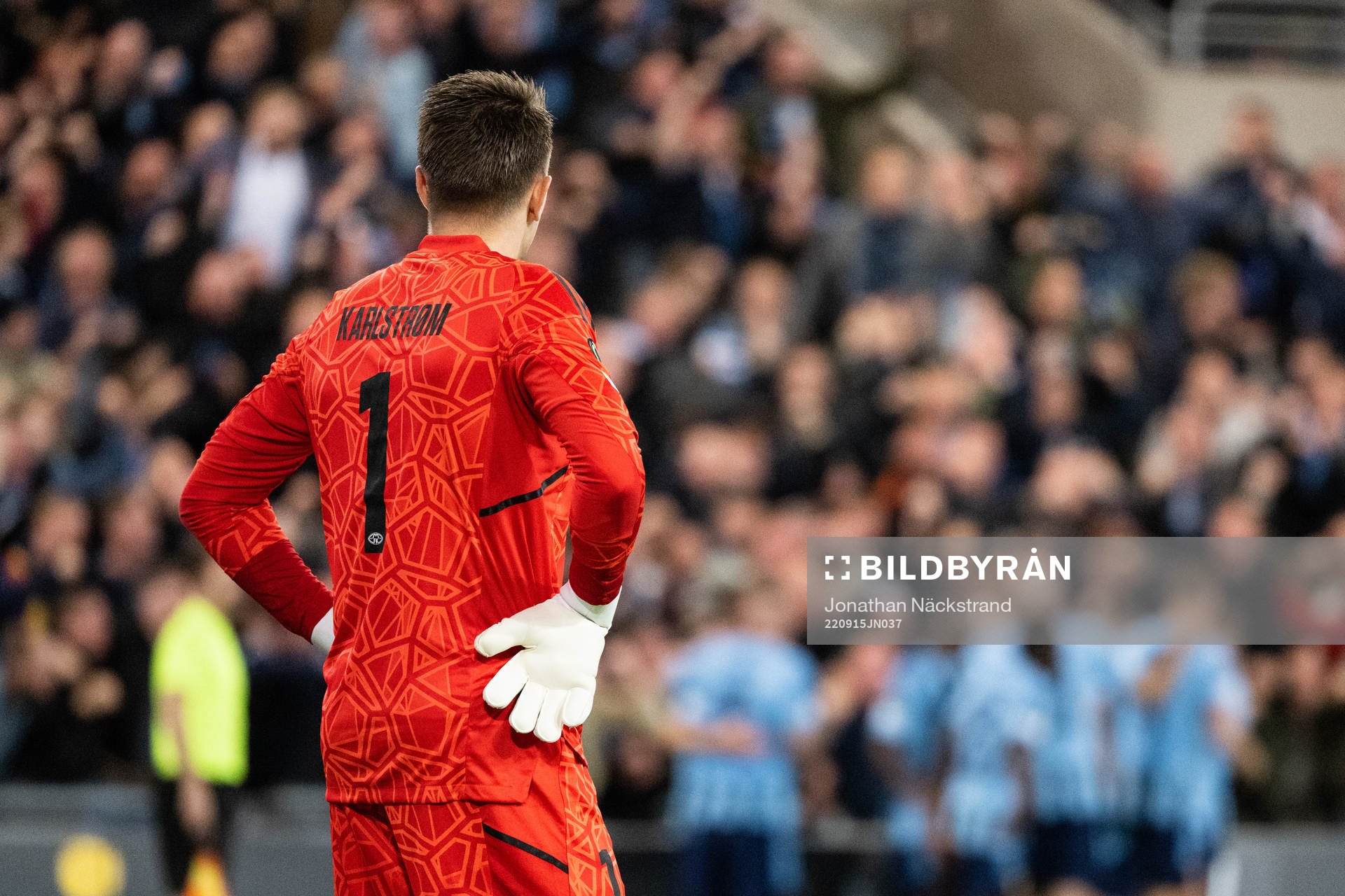 Goalkeeper Jacob Karlstrøm of Molde looks dejected