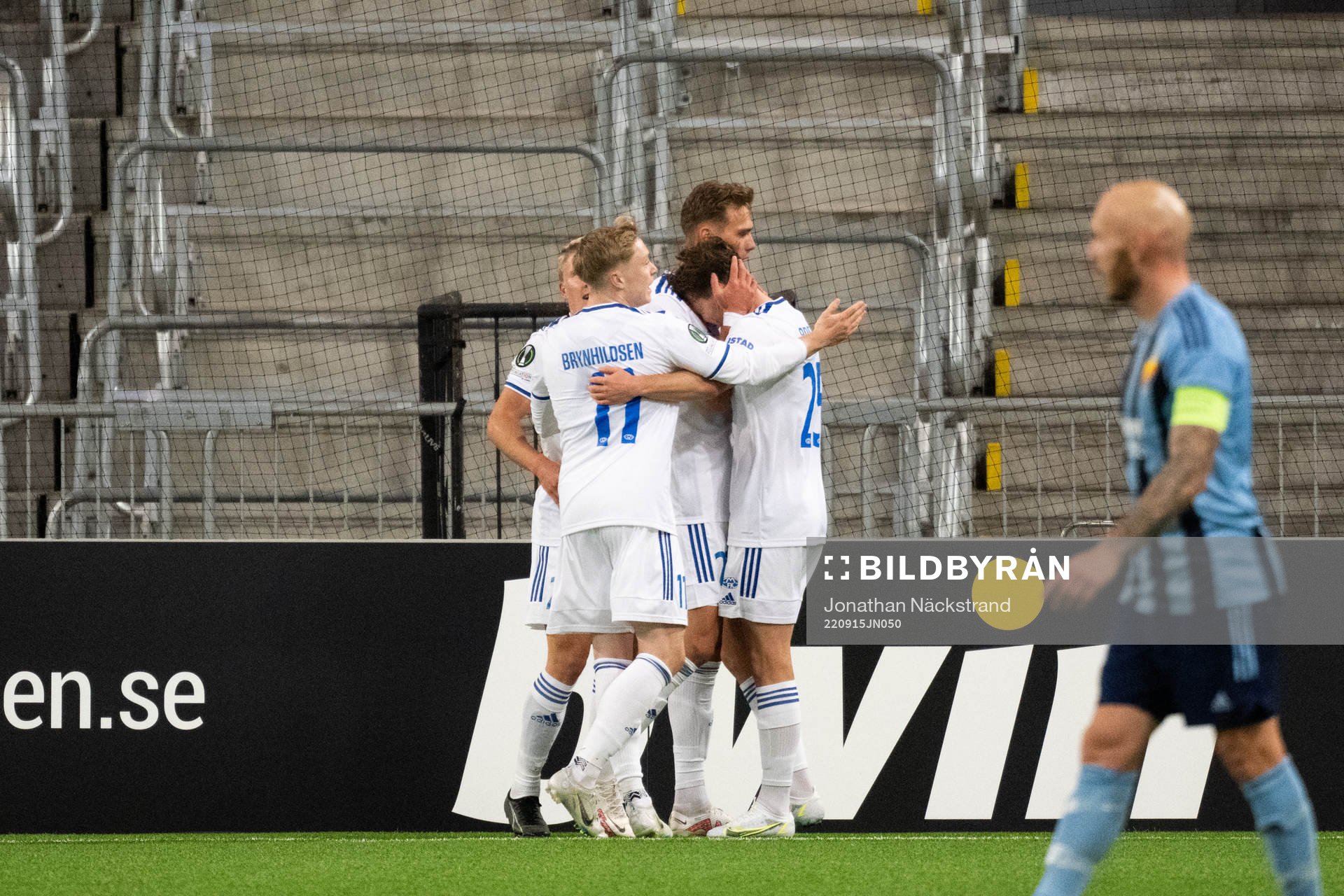 Players of Molde celebrate