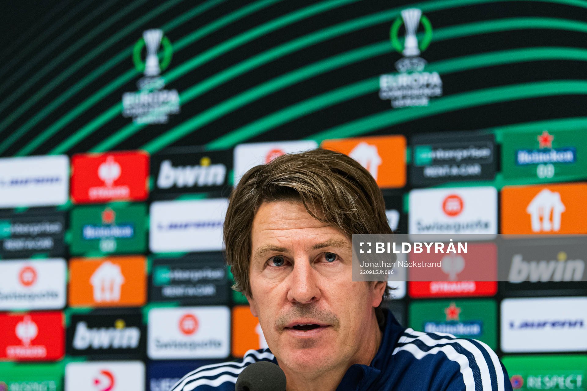 Head coach Thomas Lagerlöf