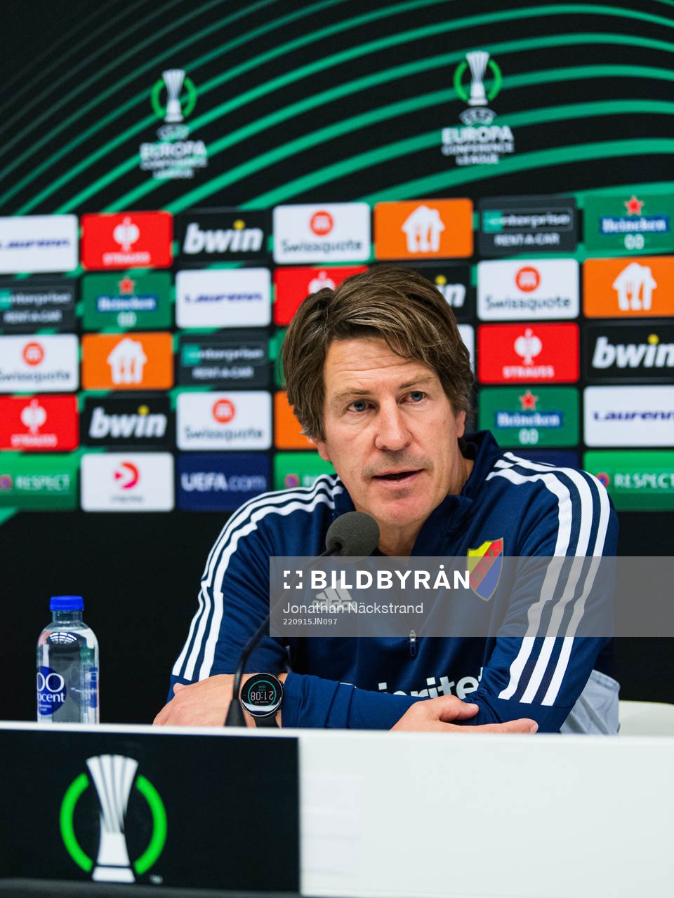 Head coach Thomas Lagerlöf