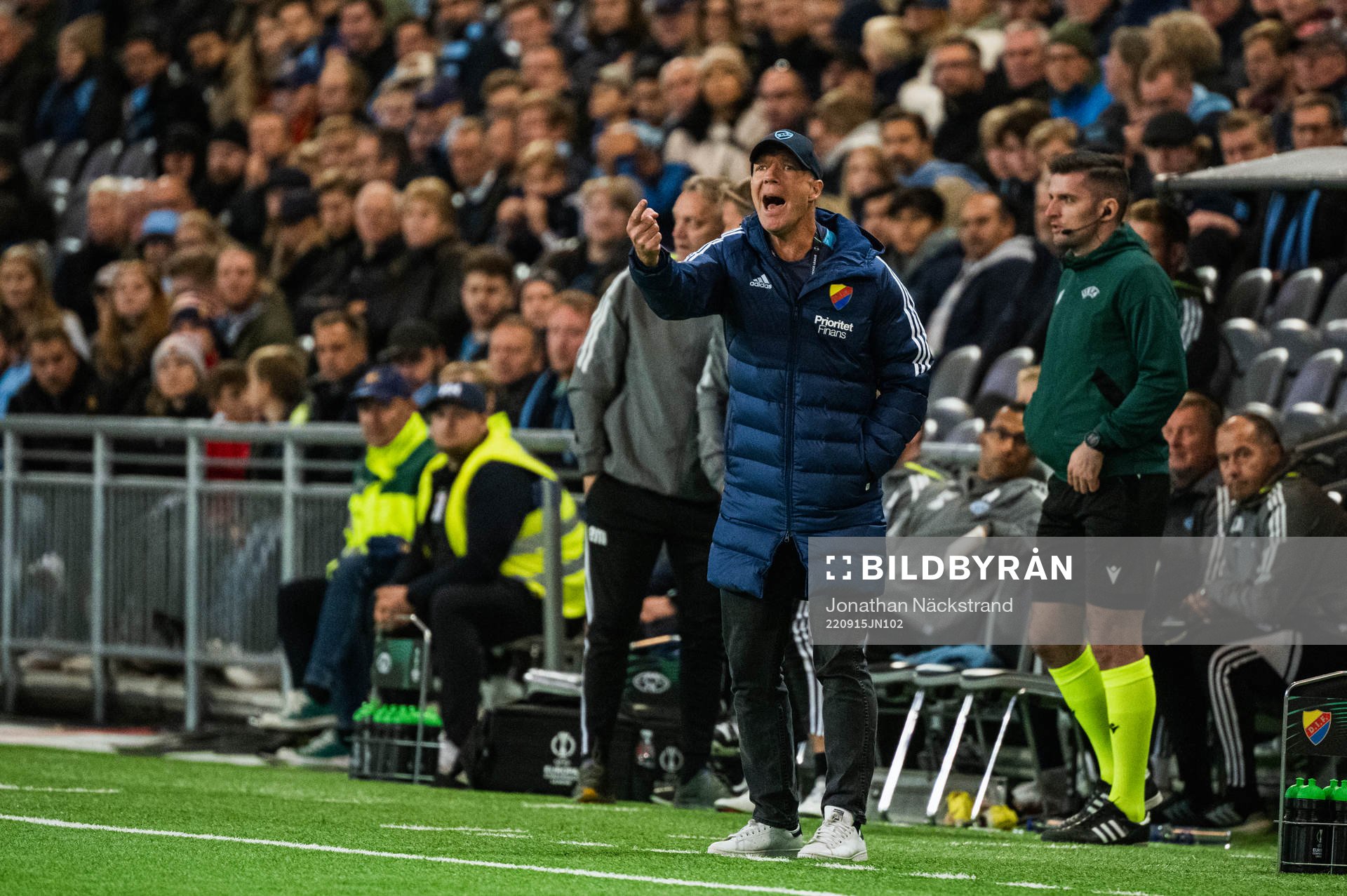 Head coach Kim Bergstrand of Djurgården