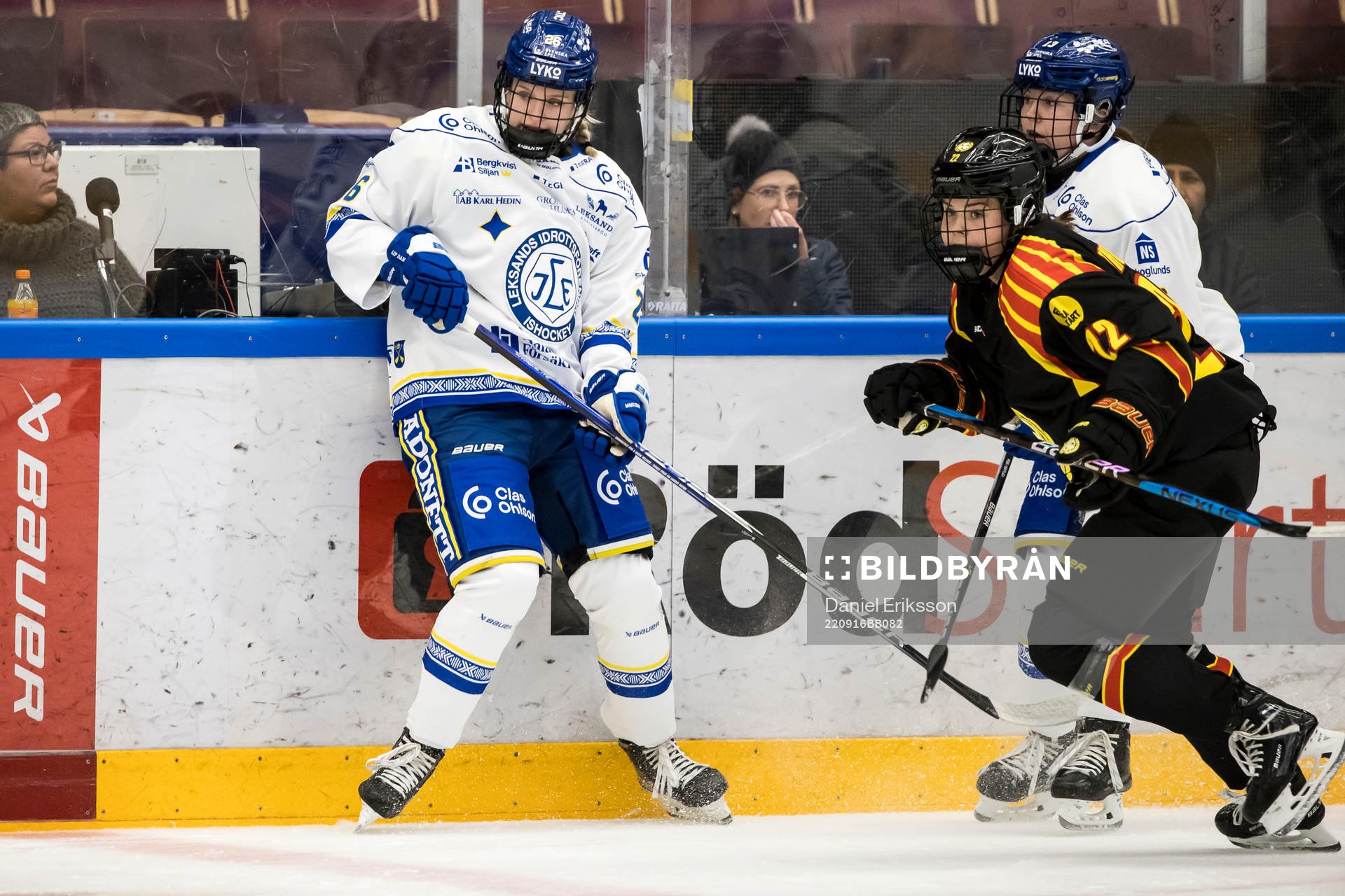 Leksands Tuva Kandell  och Brynäs Hanna Thuvik