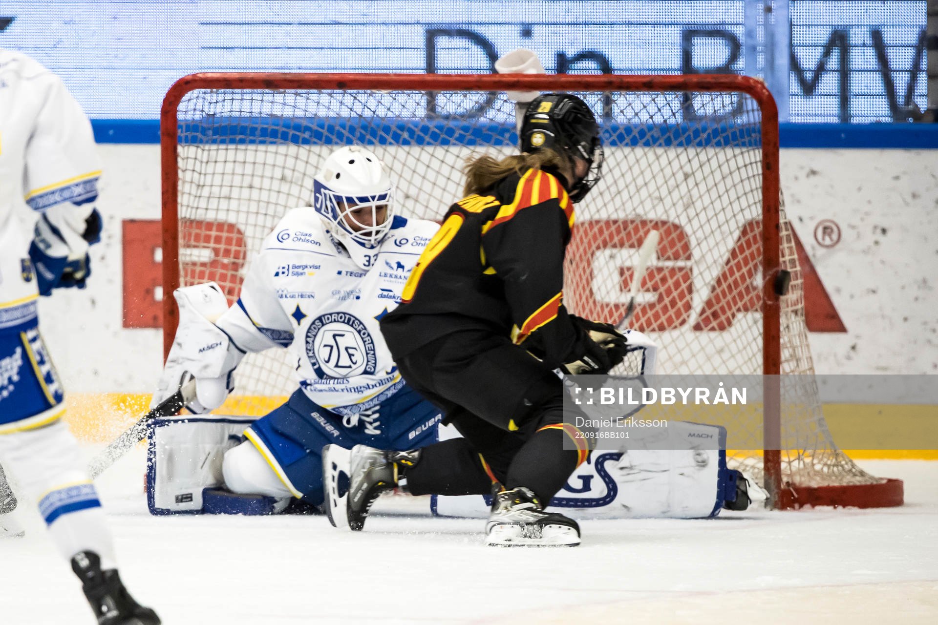 Leksands målvakt Amanda Johansson