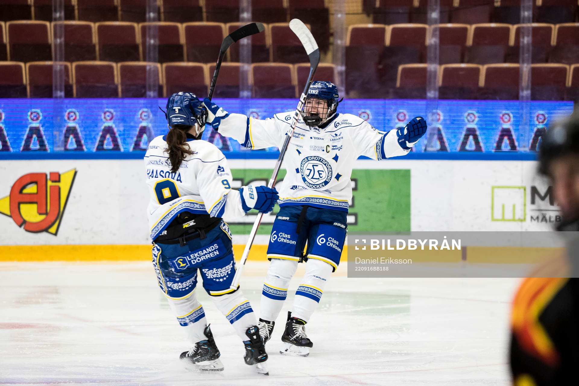 Leksands Hanna Sköld jubel