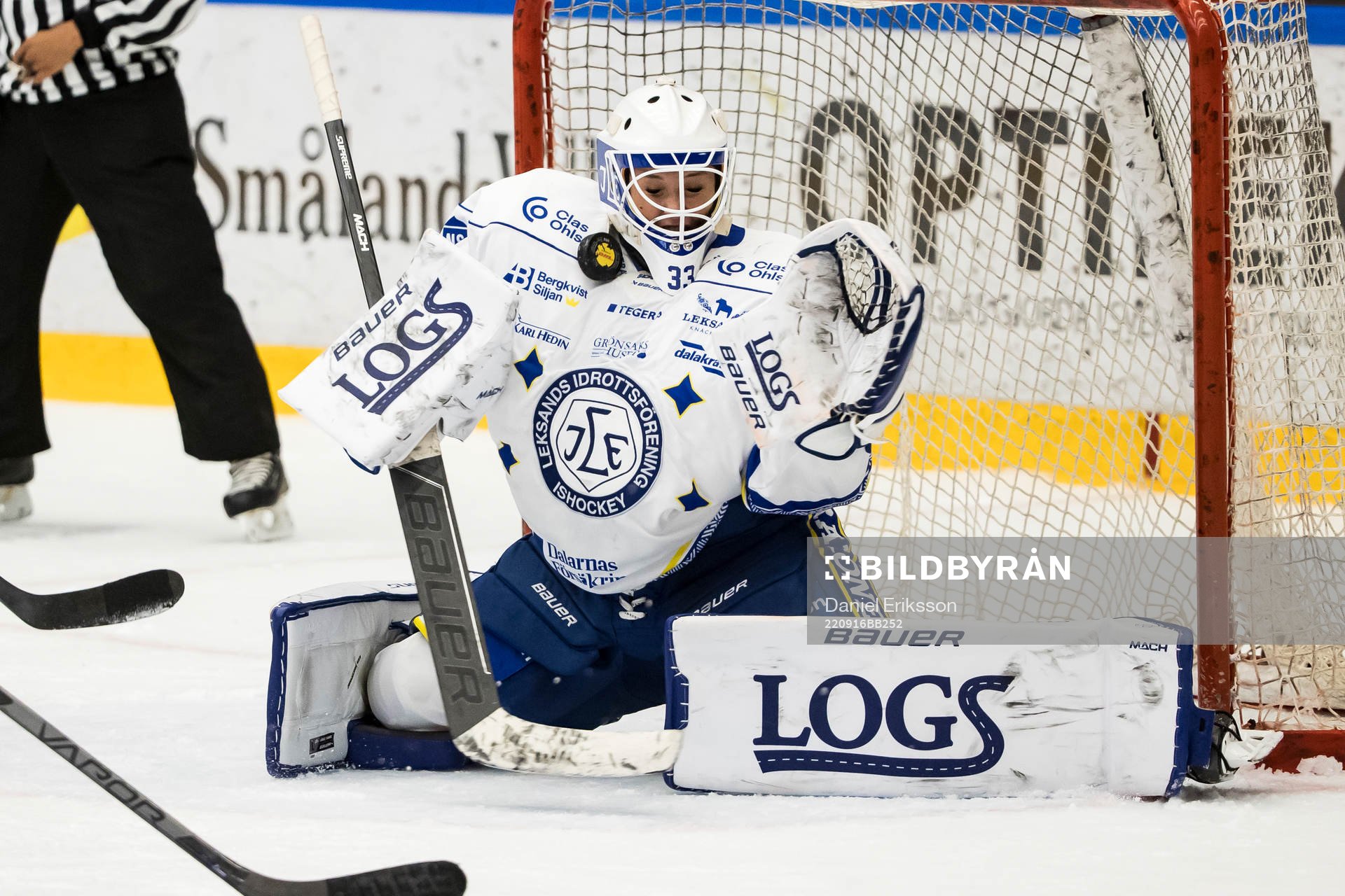 Leksands målvakt Amanda Johansson