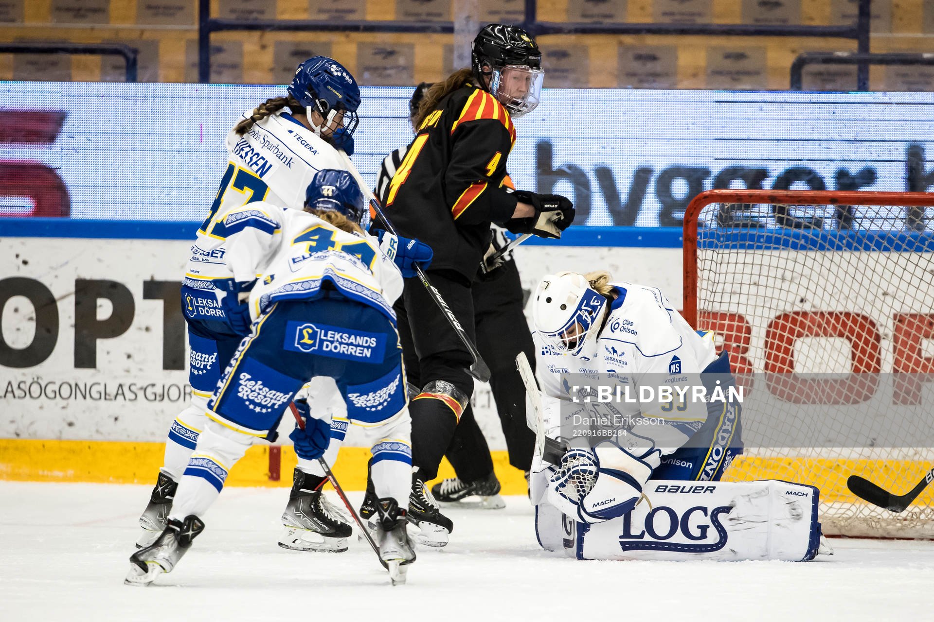 Leksands målvakt Amanda Johansson