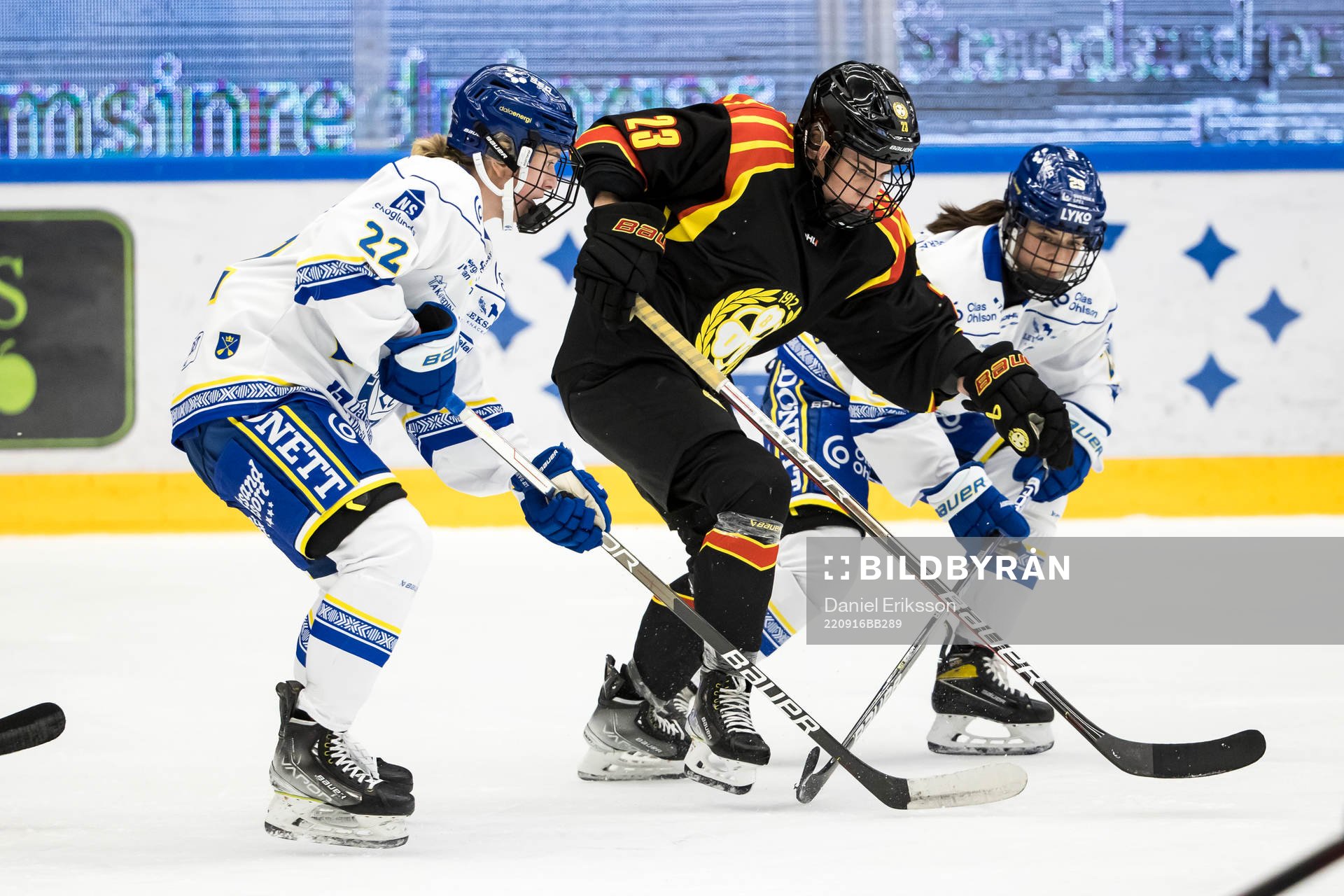 Leksands Agnez Svensson och Brynäs Moa Wernblom