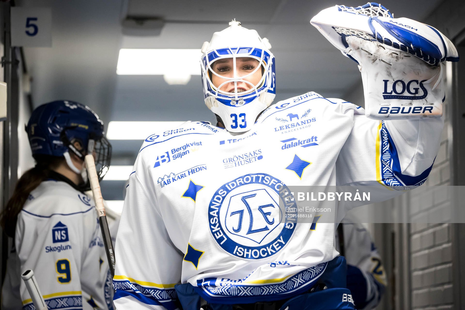 Leksands målvakt Amanda Johansson