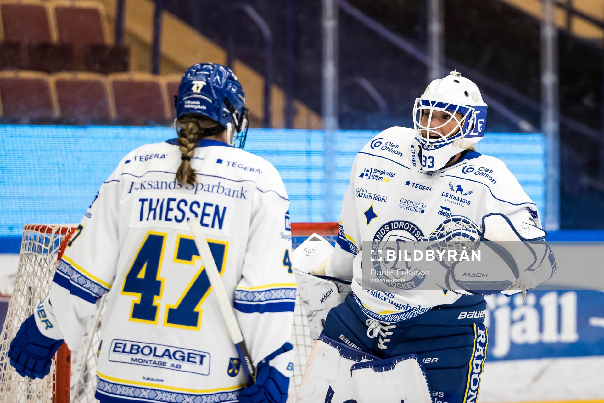 Leksands målvakt Amanda Johansson