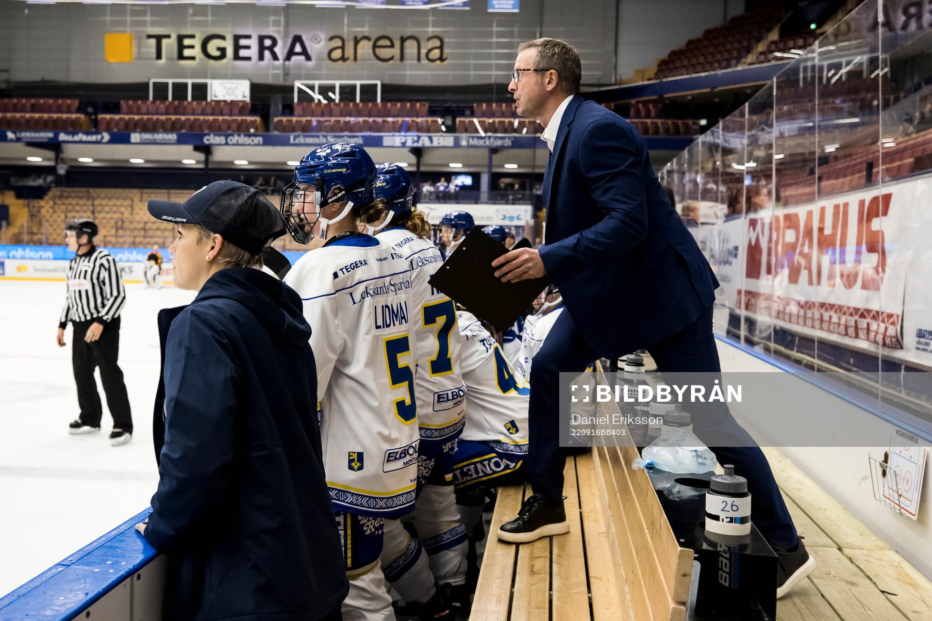 Leksands assisterande tränare Hans Lodin