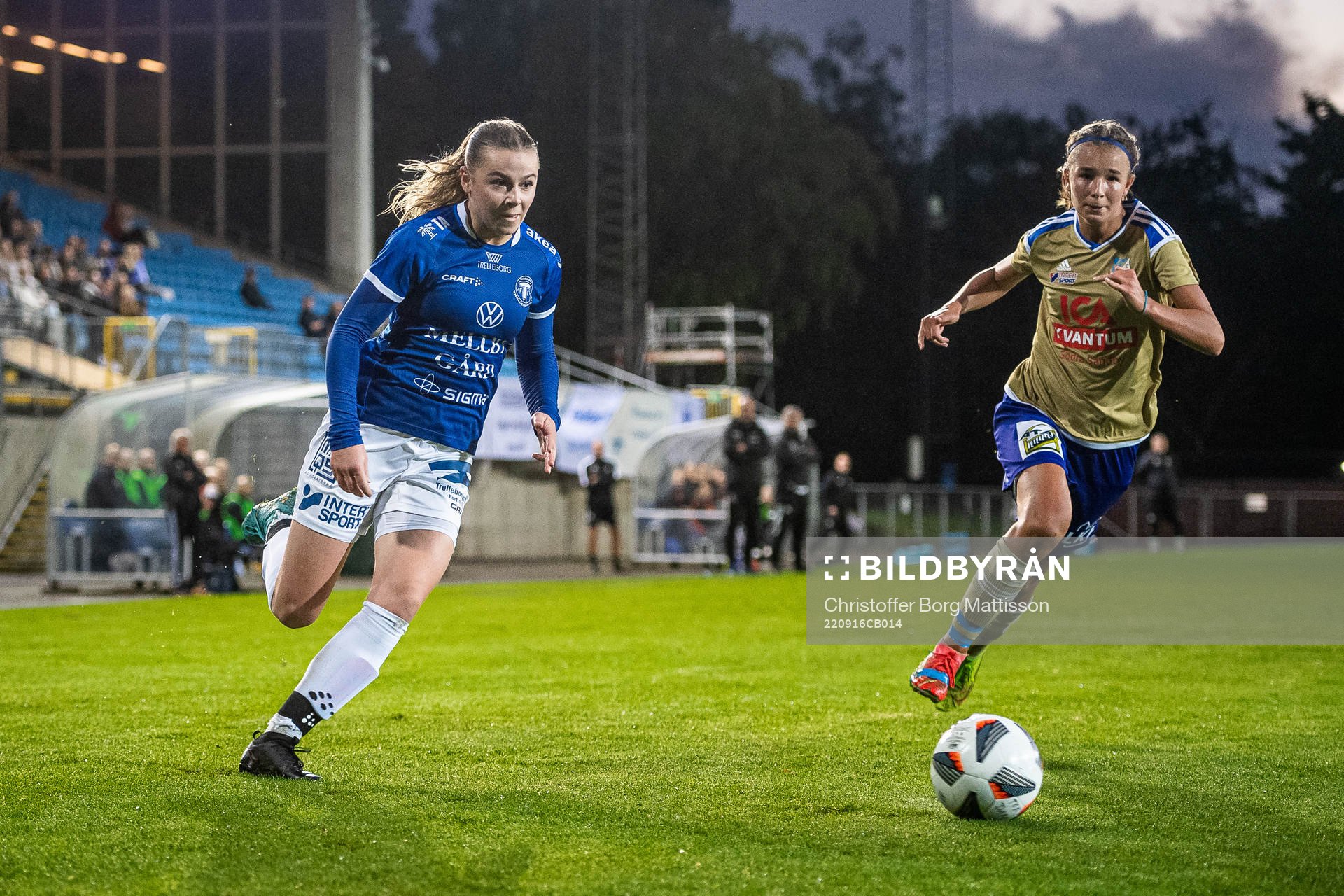 Trelleborgs Alice Egnér och Södra Sandbys Thelma Persson