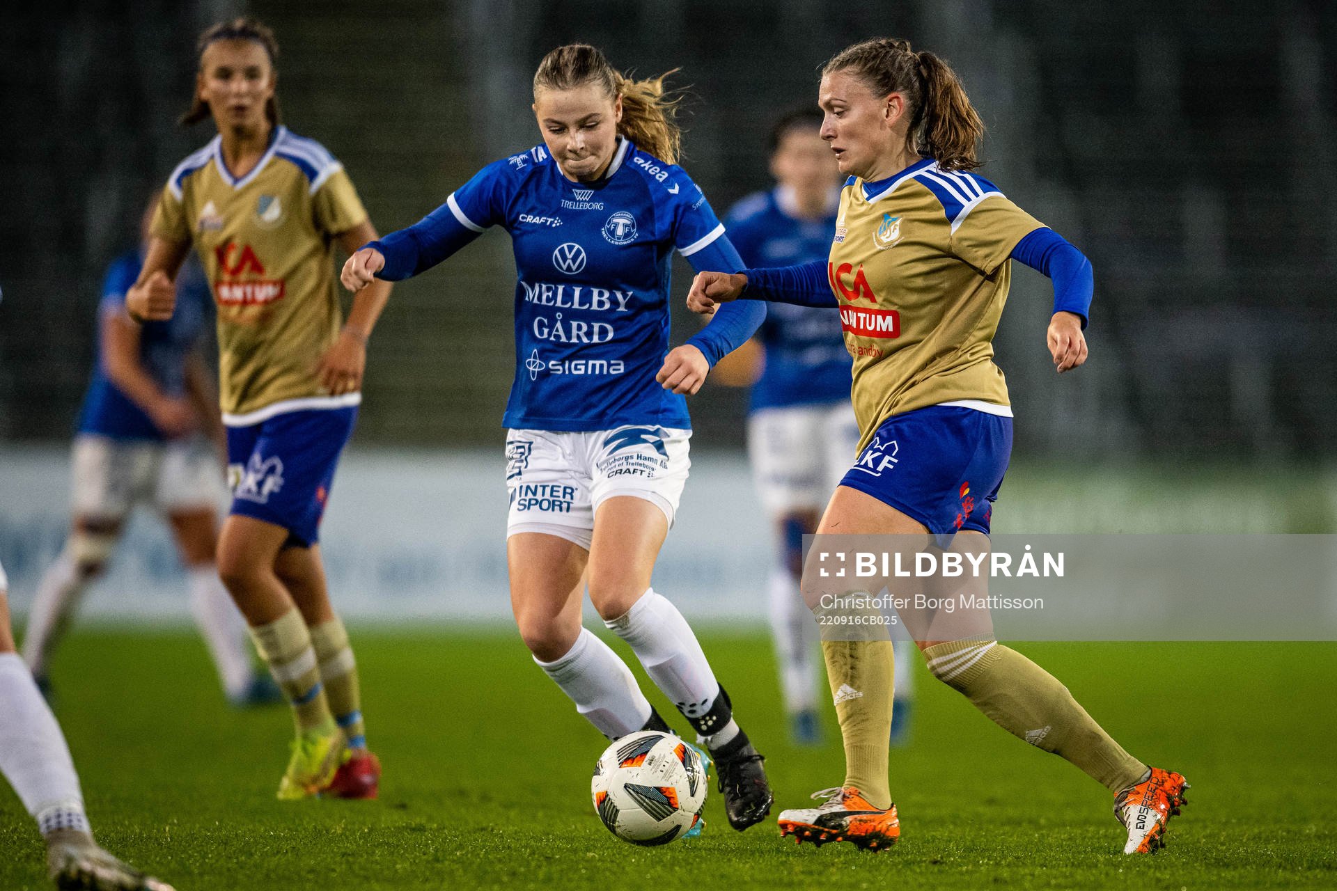 Trelleborgs Alice Egnér och Södra Sandbys Rebecka Persson