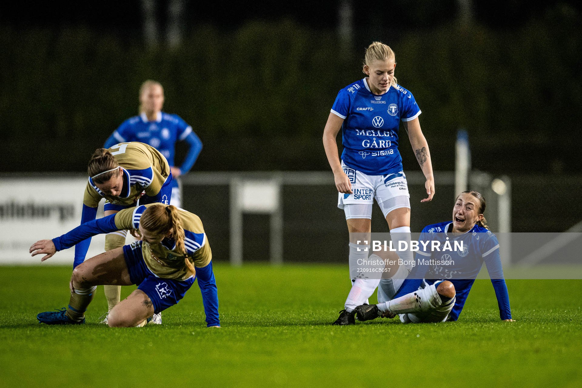 Trelleborgs Tilde Olsson har ont