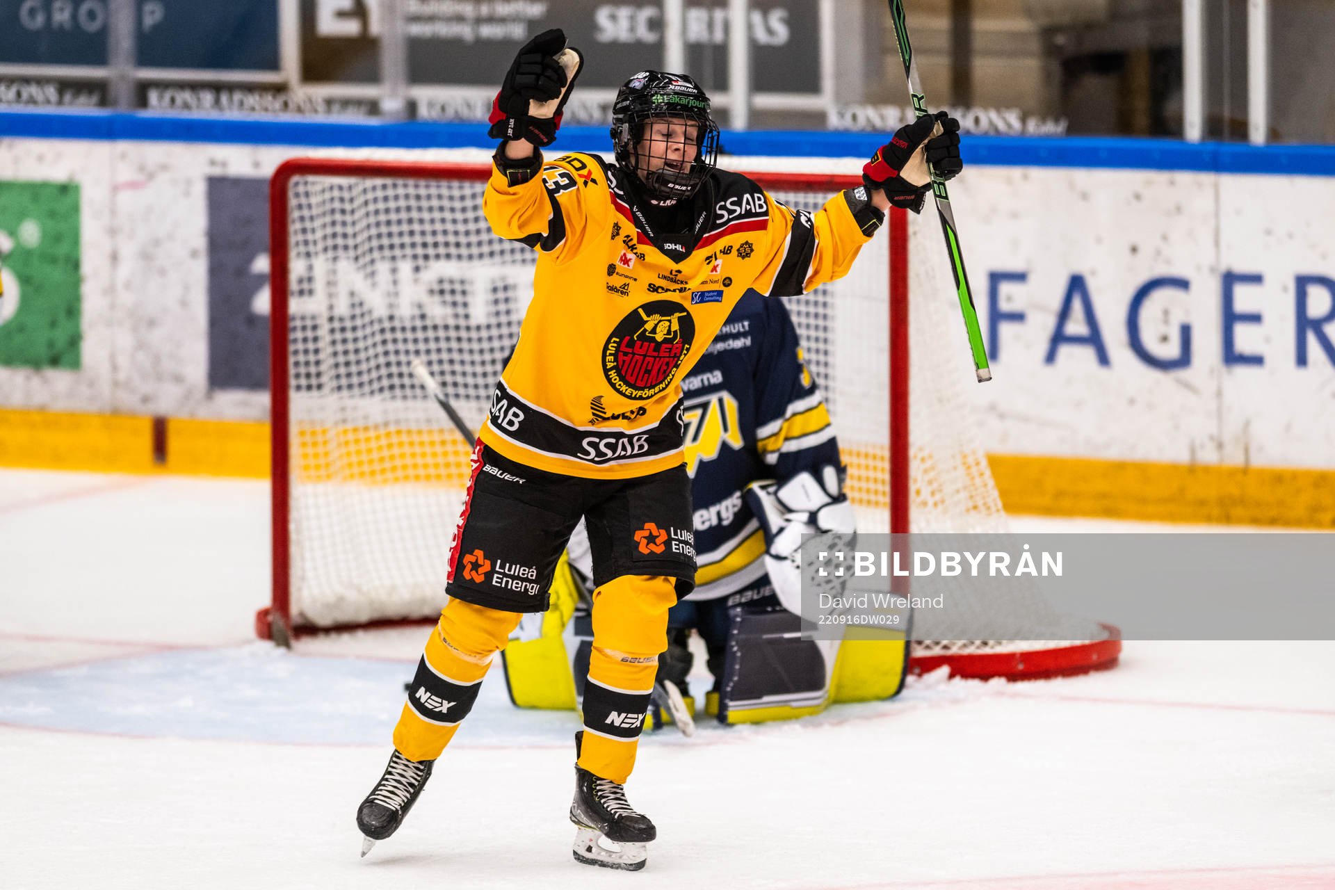 Luleås Jenna Pirttijärvi jublar