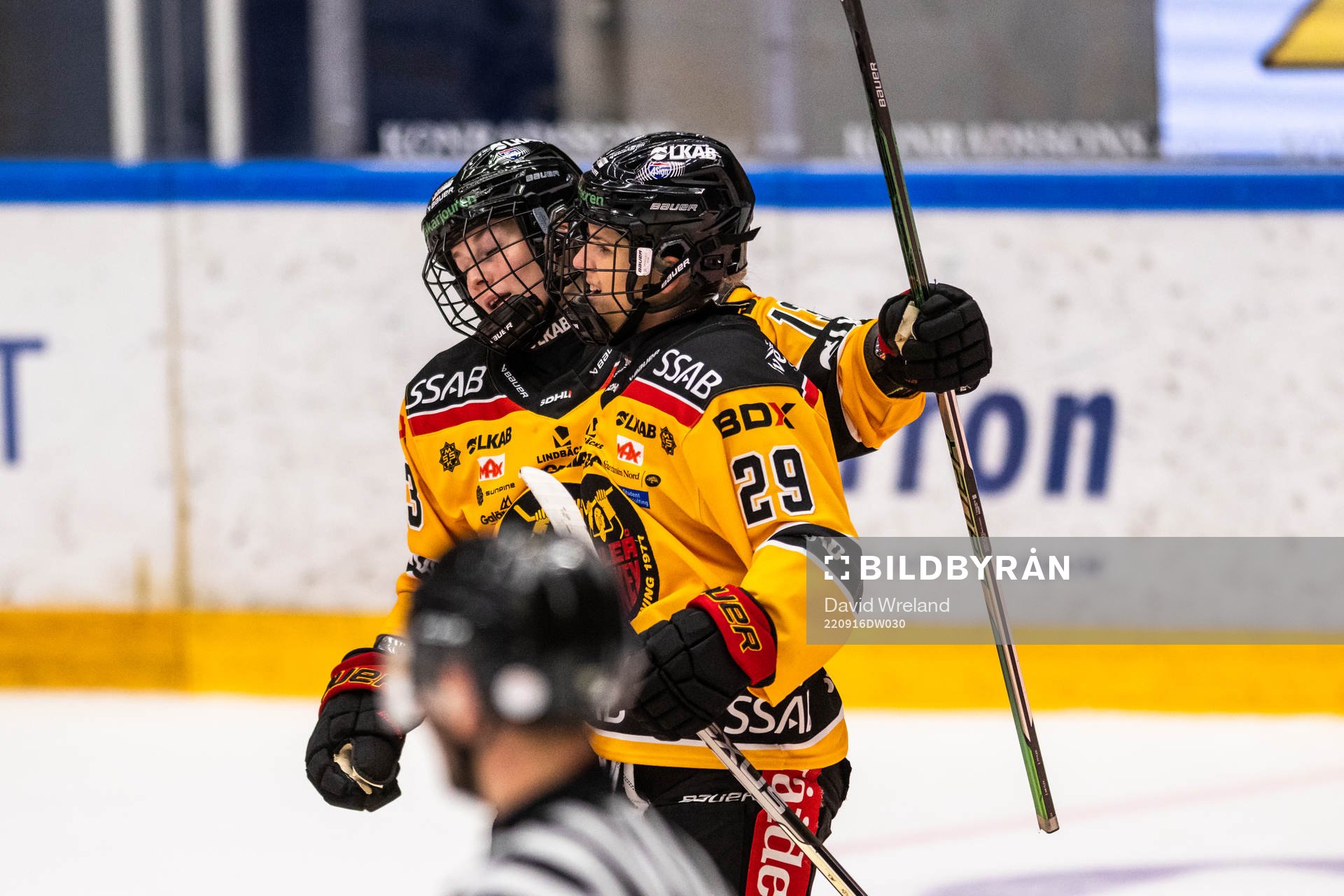 Luleås Emma Nordin jublar
