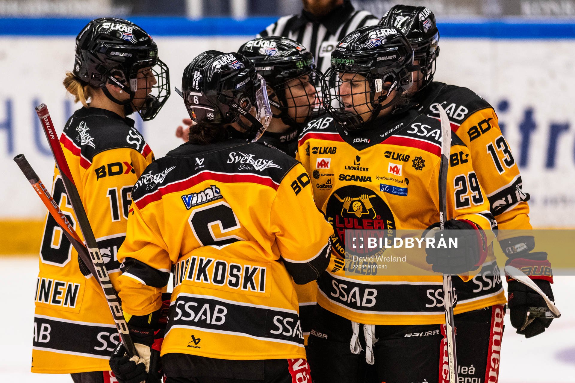 Luleås Emma Nordin jublar