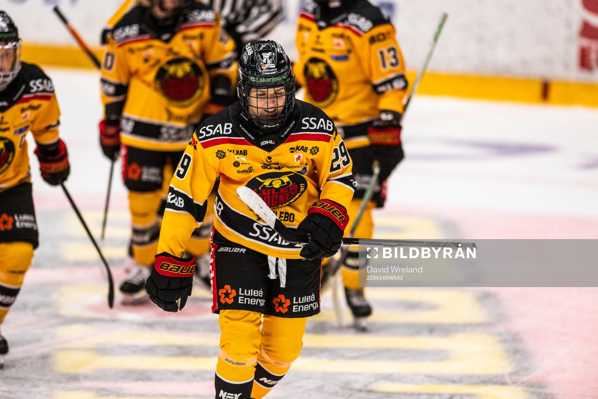 Luleås Emma Nordin jublar