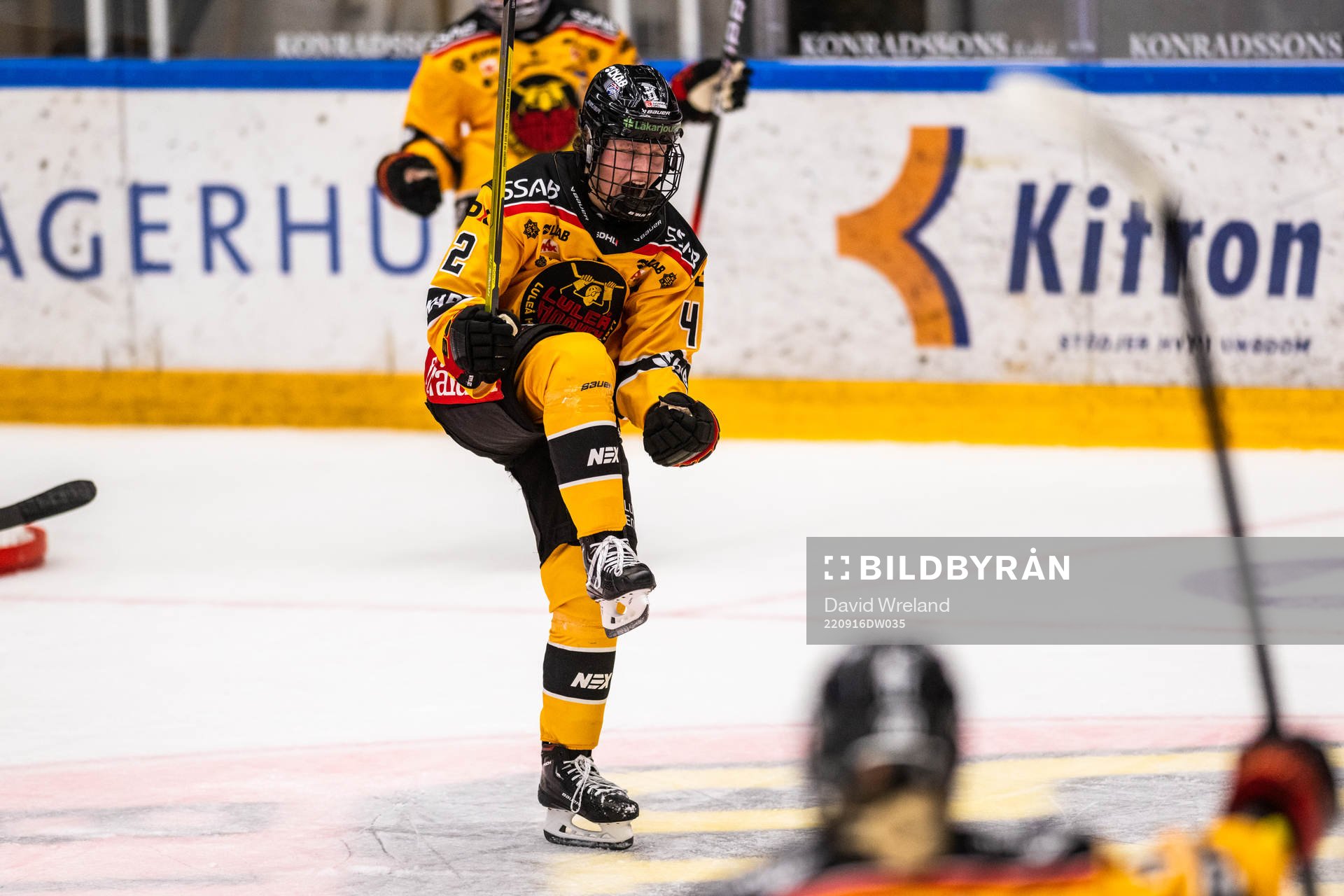 Luleås Viivi Vainikka jublar