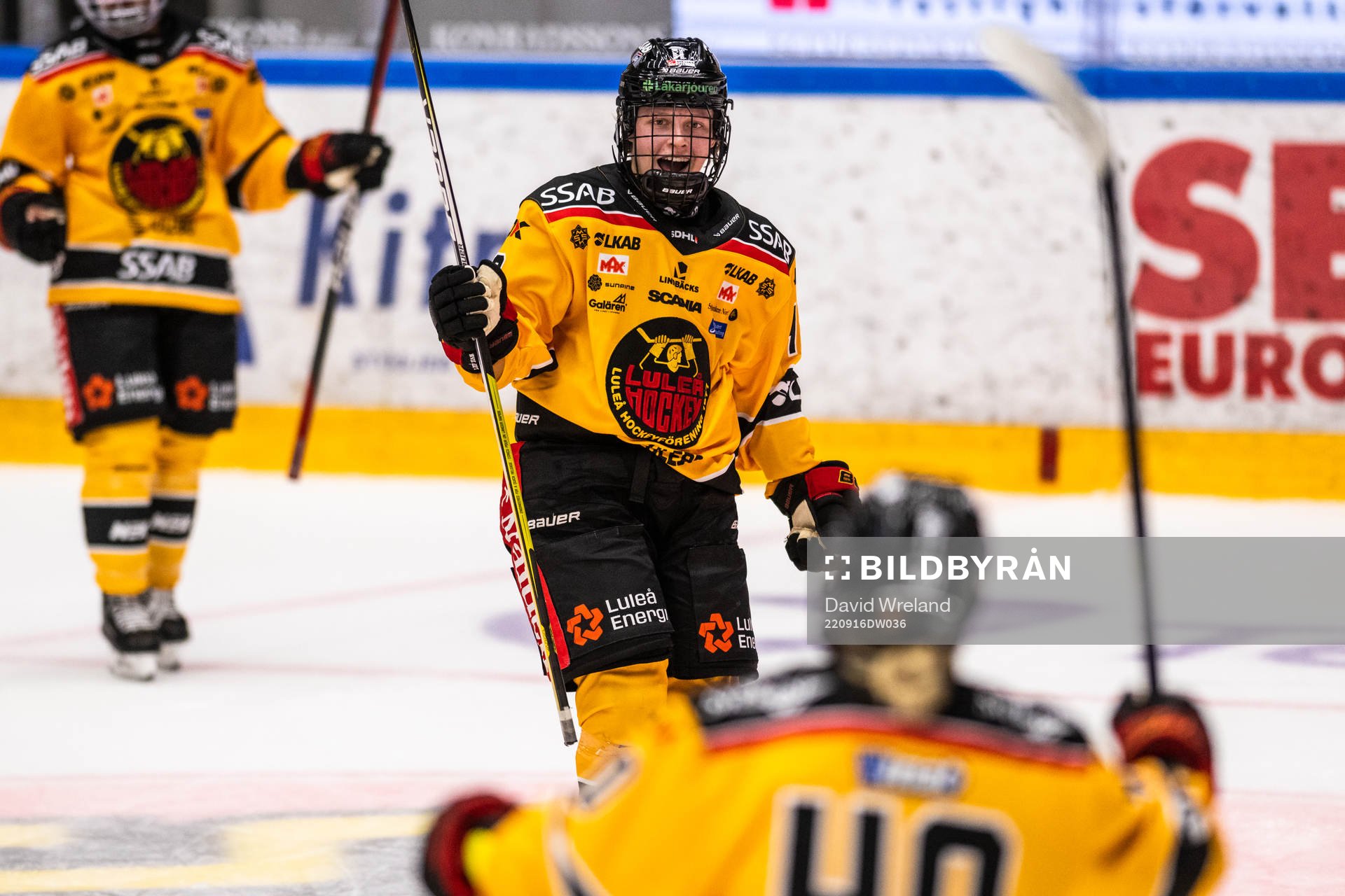 Luleås Viivi Vainikka jublar