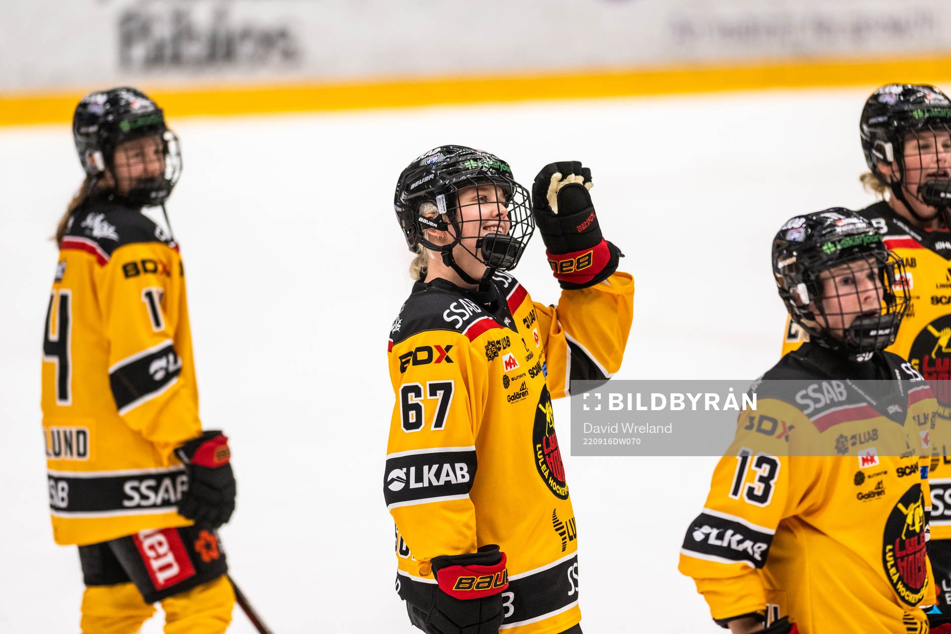 Luleås Linn Peterson jublar