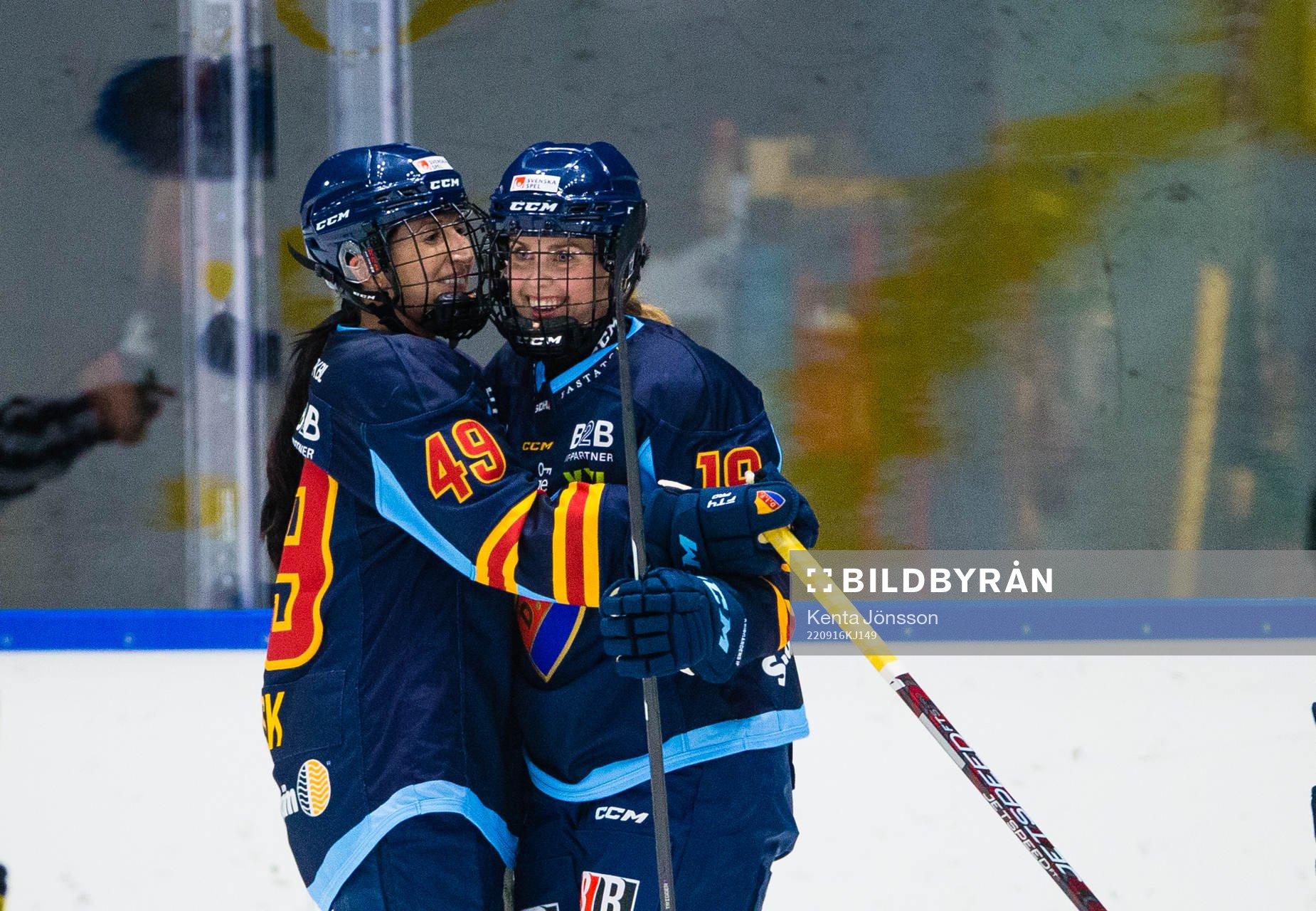 Djurgårdens Fanny Rask jublar