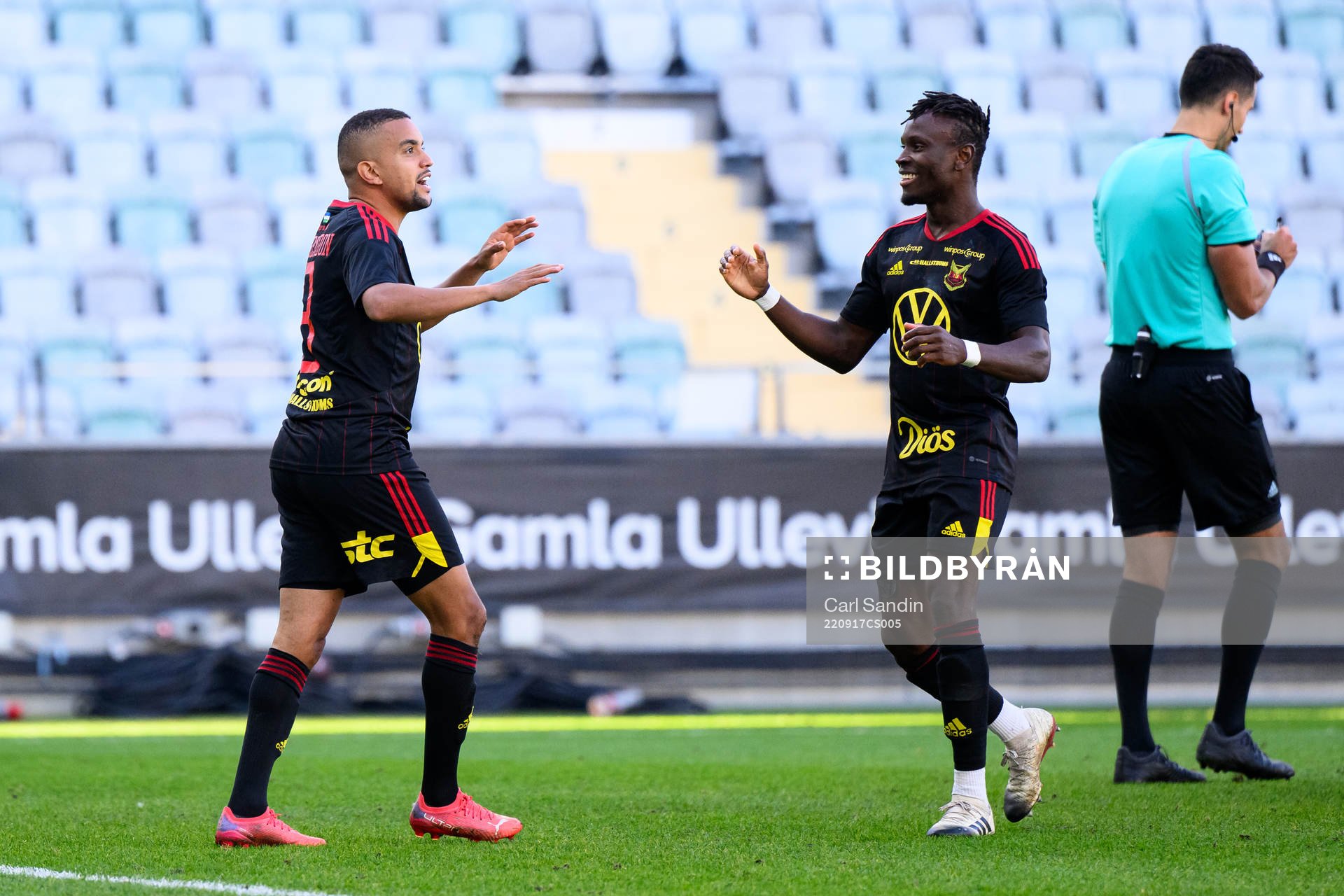 Östersunds Erick Brendon Pinheiro da Silva jublar