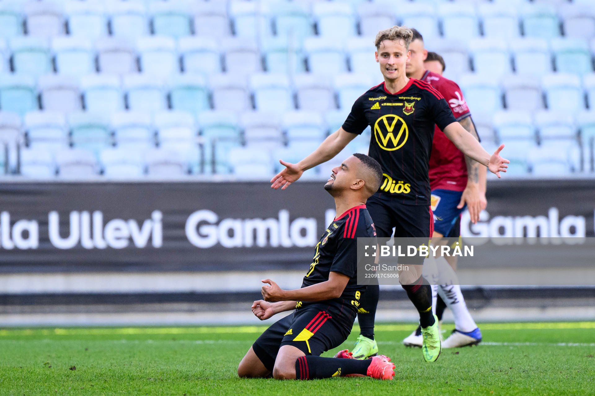 Östersunds Erick Brendon Pinheiro da Silva jublar