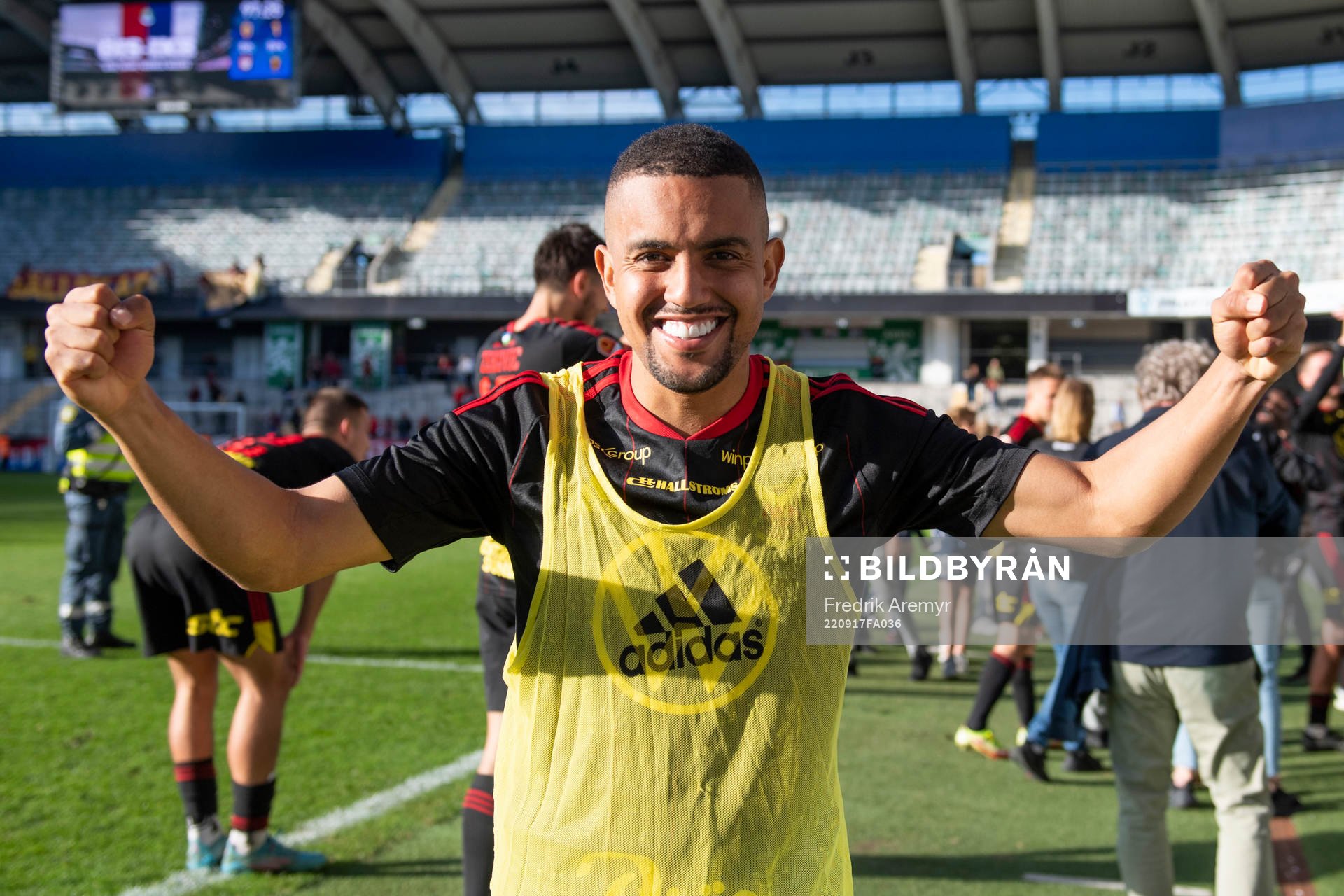 Östersunds Erick Brendon Pinheiro da Silva jublar