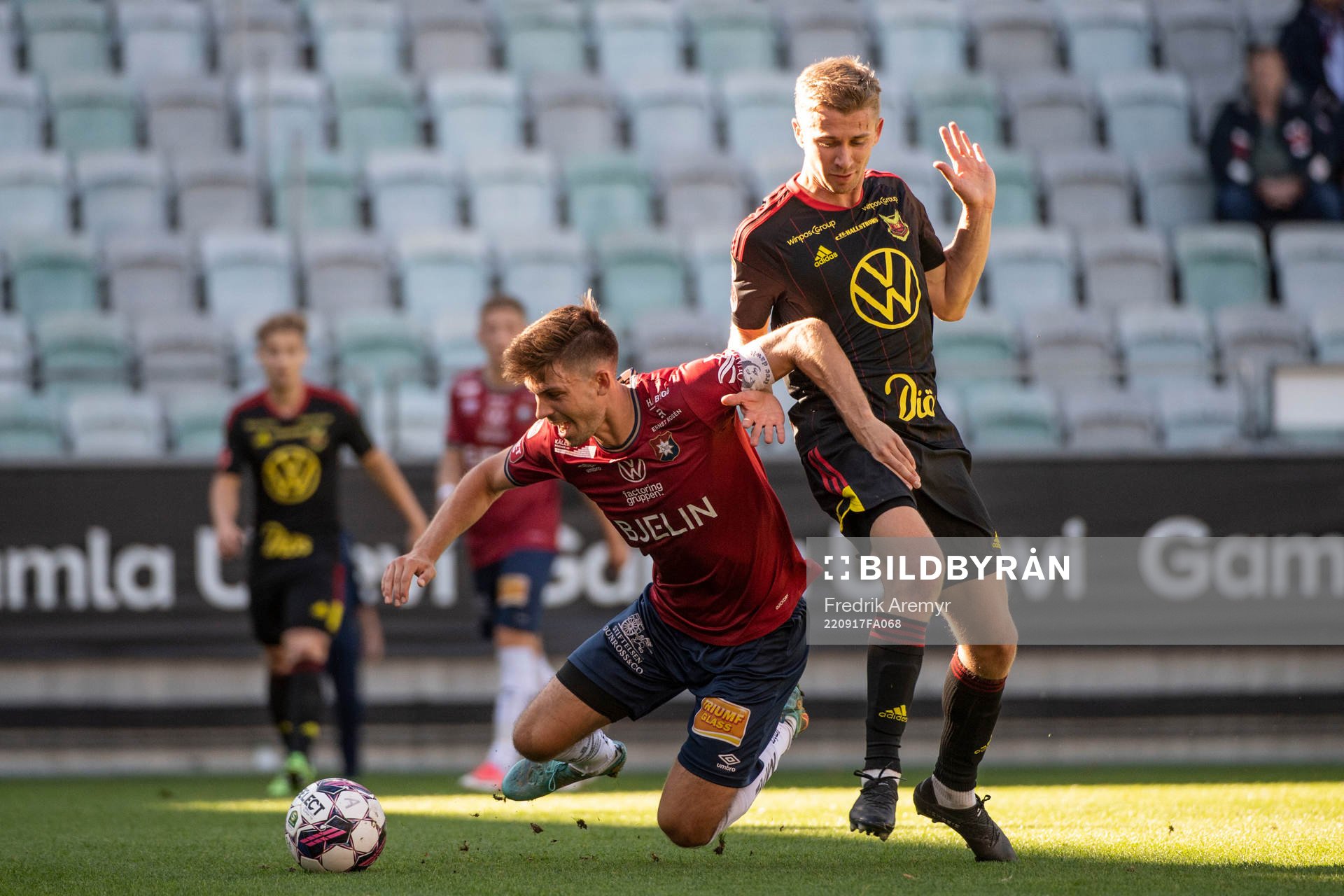 Örgrytes Daniel Paulson och Östersunds Ludvig Fritzson