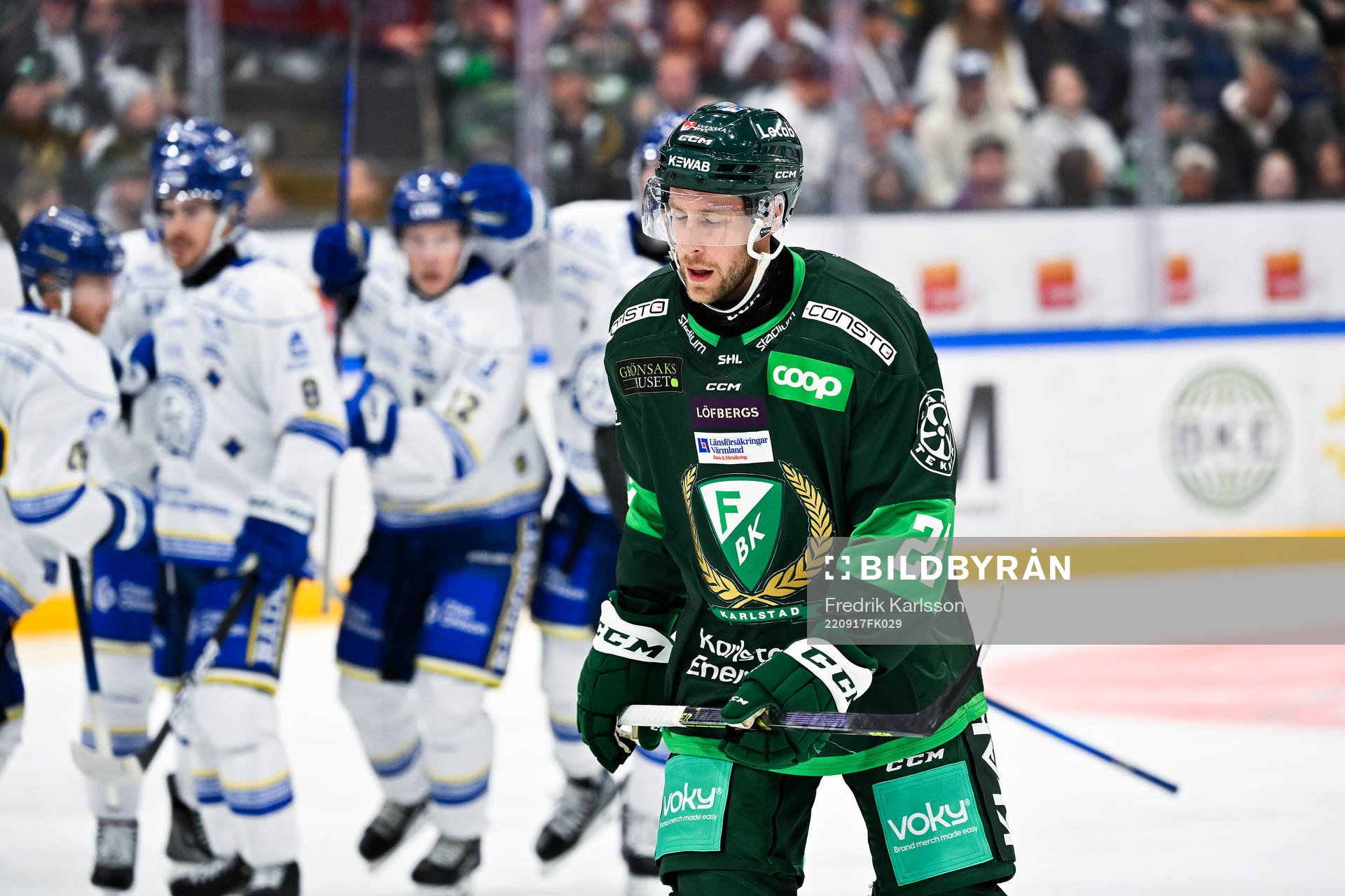 Färjestads Per Åslund deppar