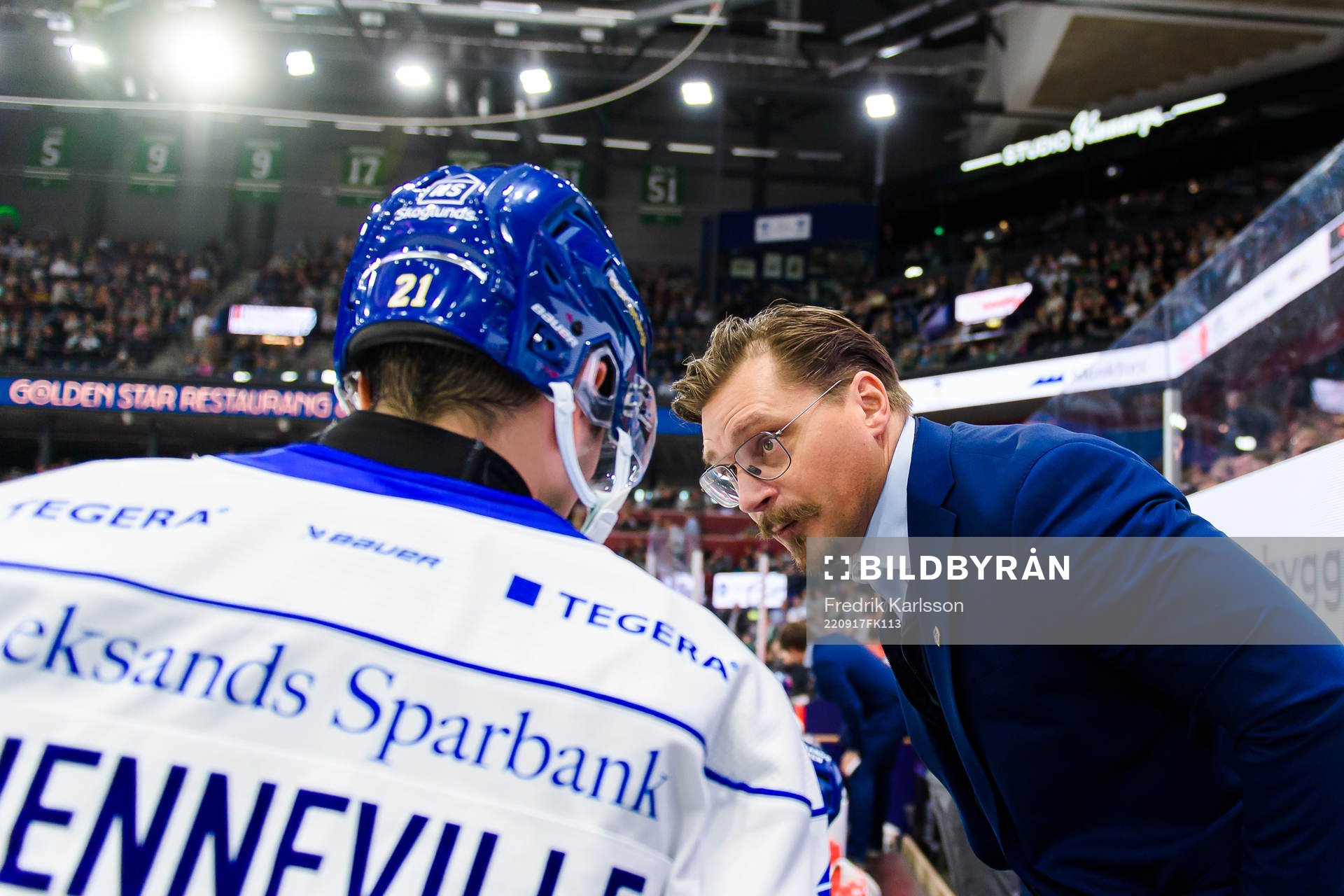 Leksands tränare Björn Hellkvist