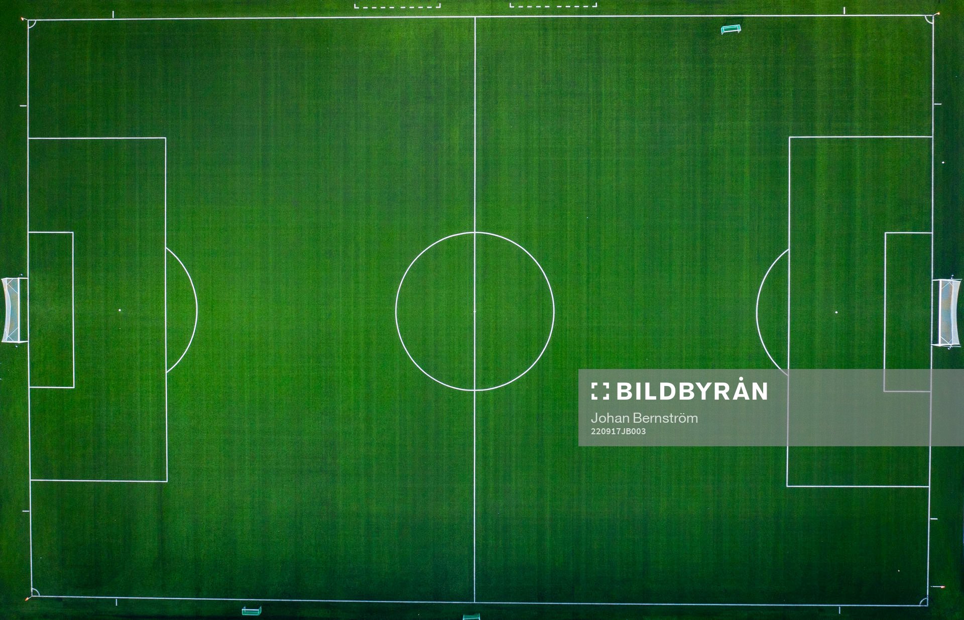 Drönarvy över Behrn Arena