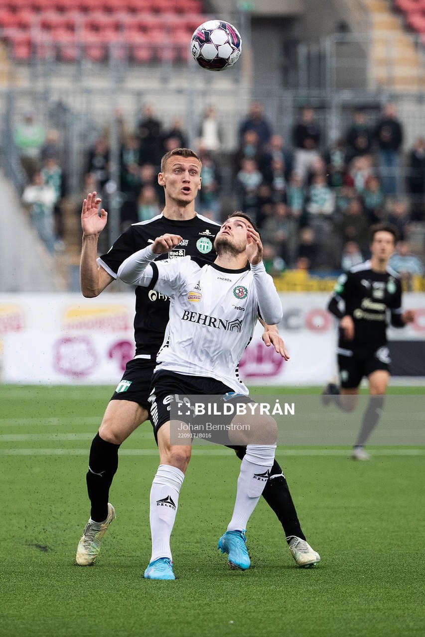Örebros Benjamin Hjertstrand och Västerås Viktor Granath