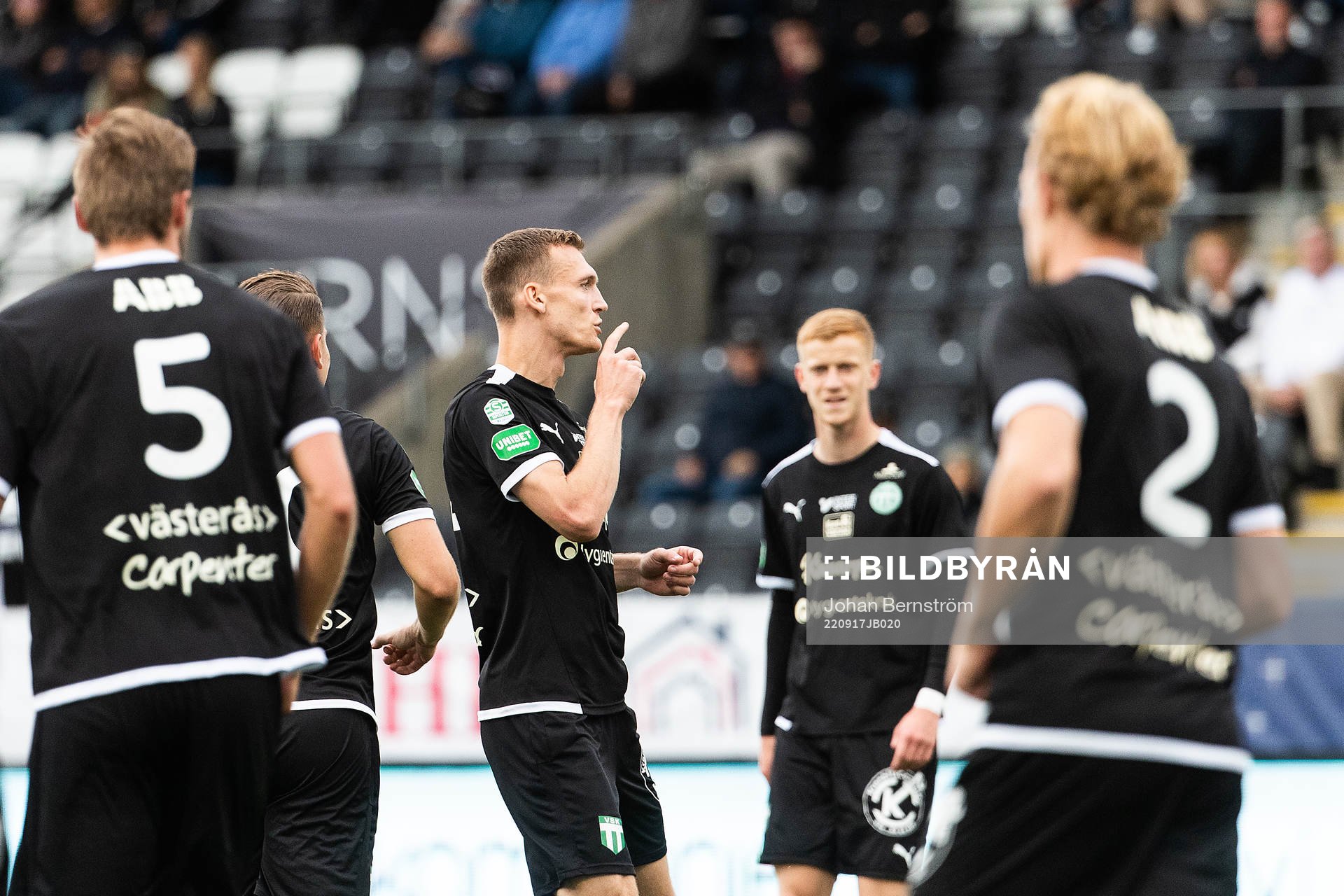 Västerås Viktor Granath jublar
