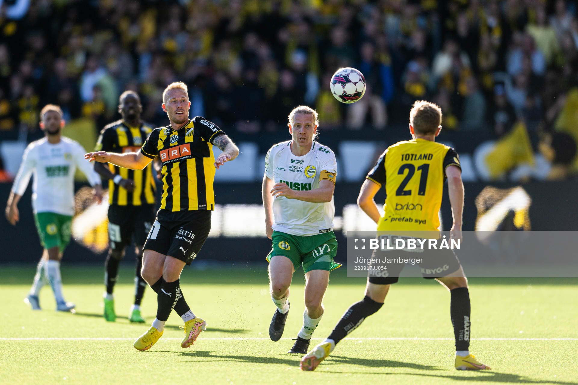 Häckens Mikkel Rygaard Jensen och Hammarbys Gustav