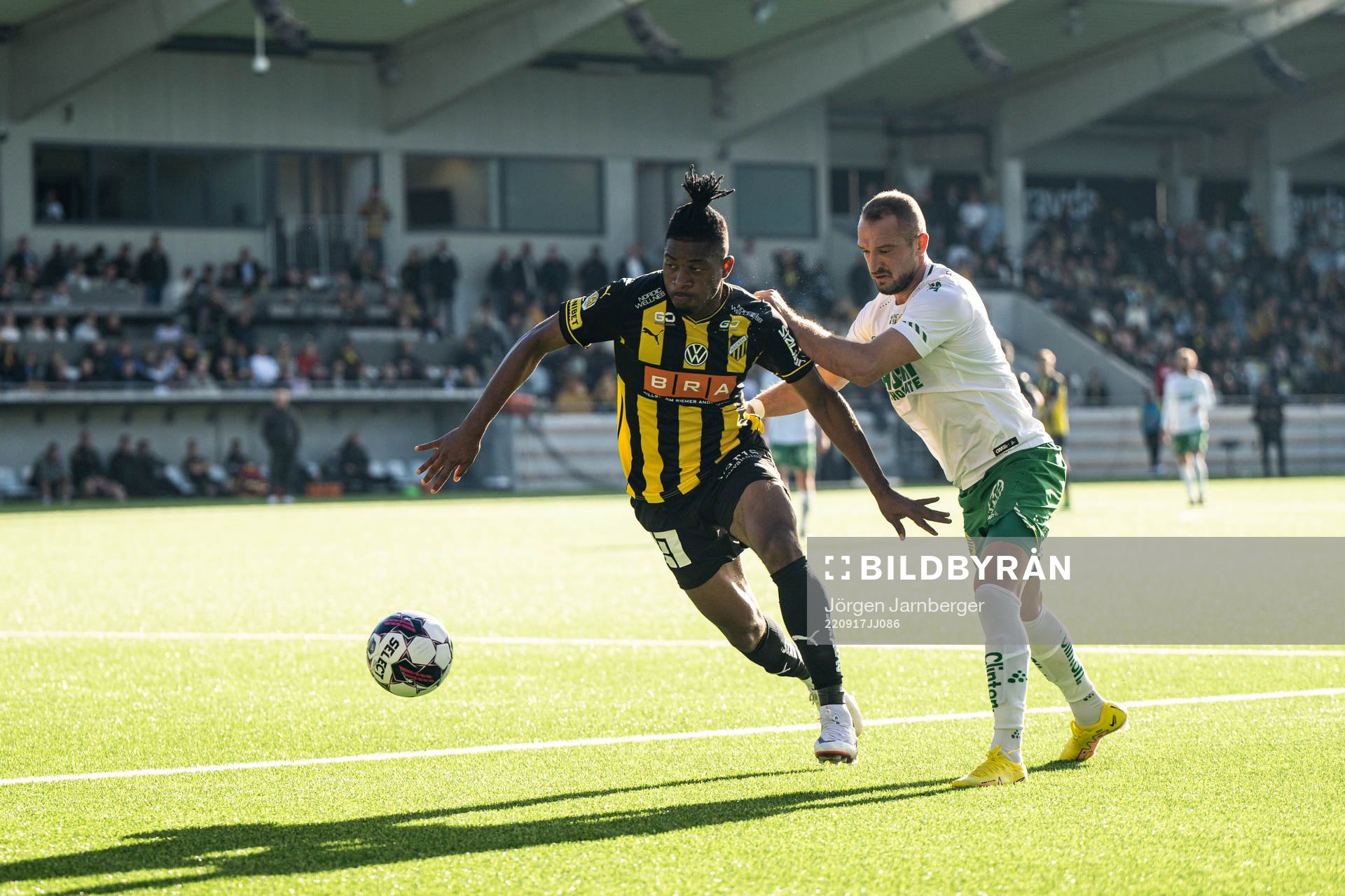 Häckens Franklin Degaulle Tebo Uchenna och Hammarbys Veton
