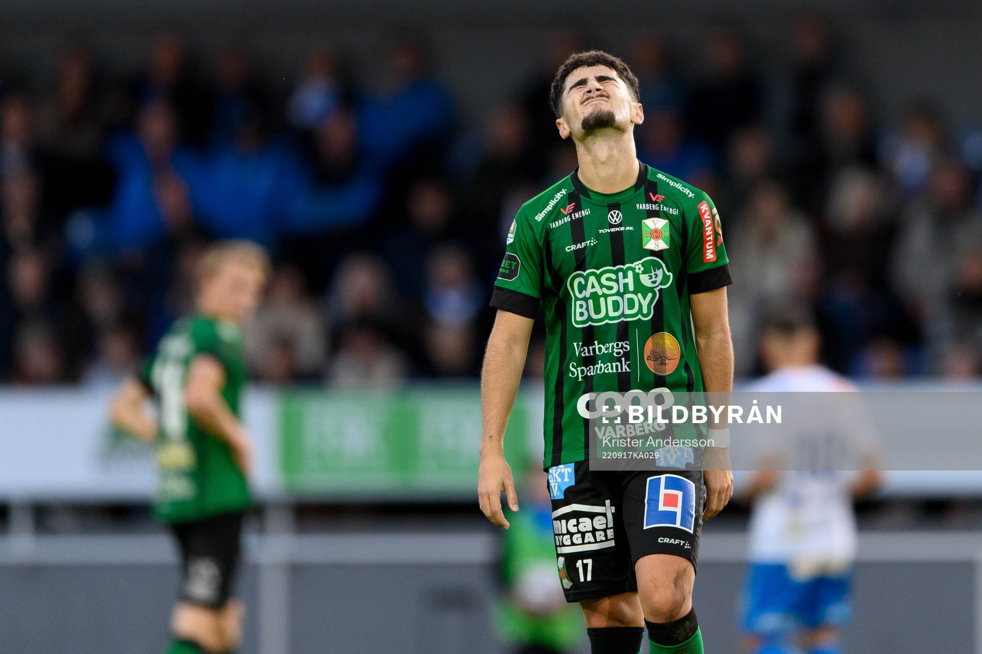 Varbergs Ismet Lushaku deppar