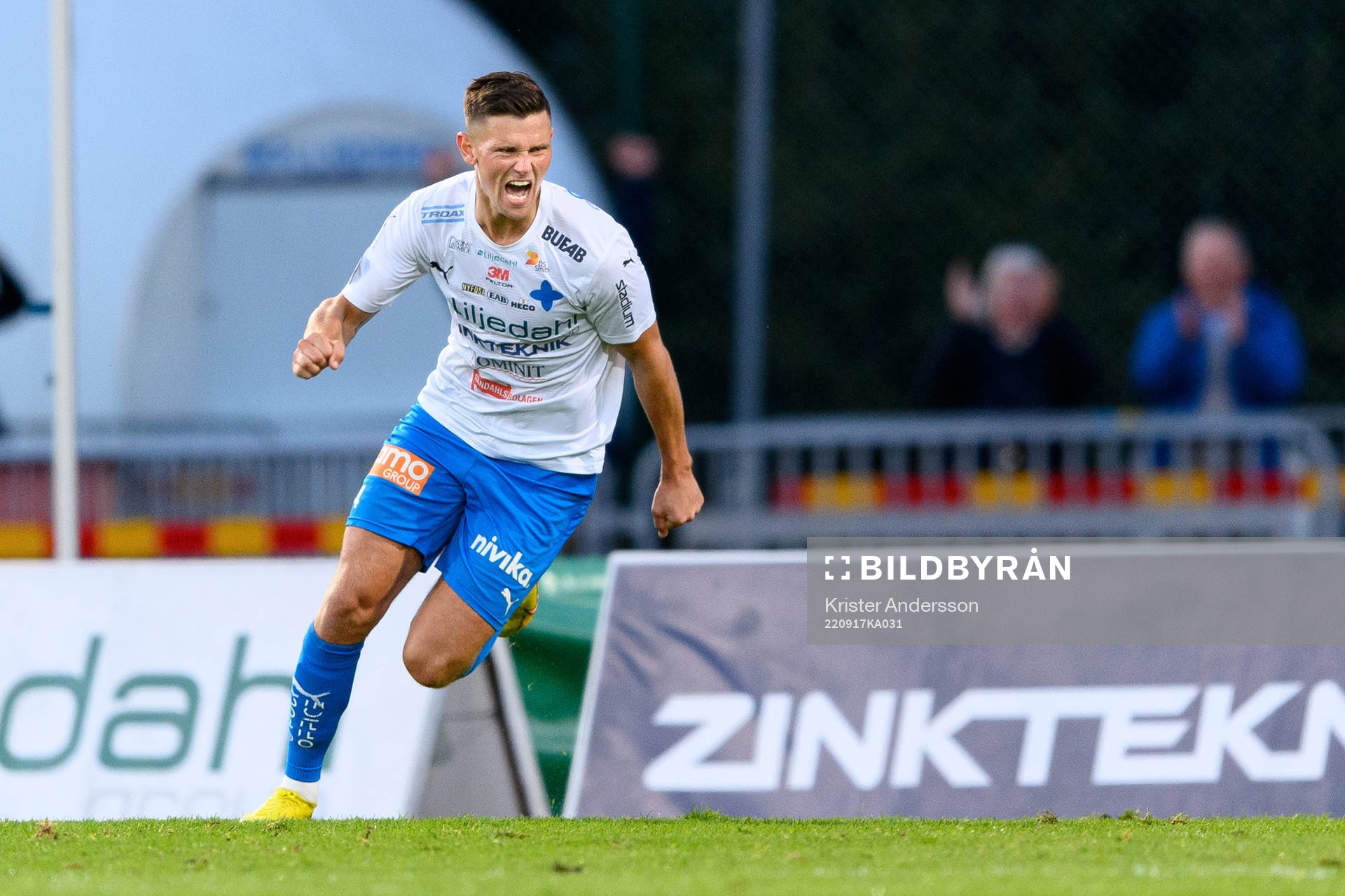 Värnamos Marcus Antonsson jublar