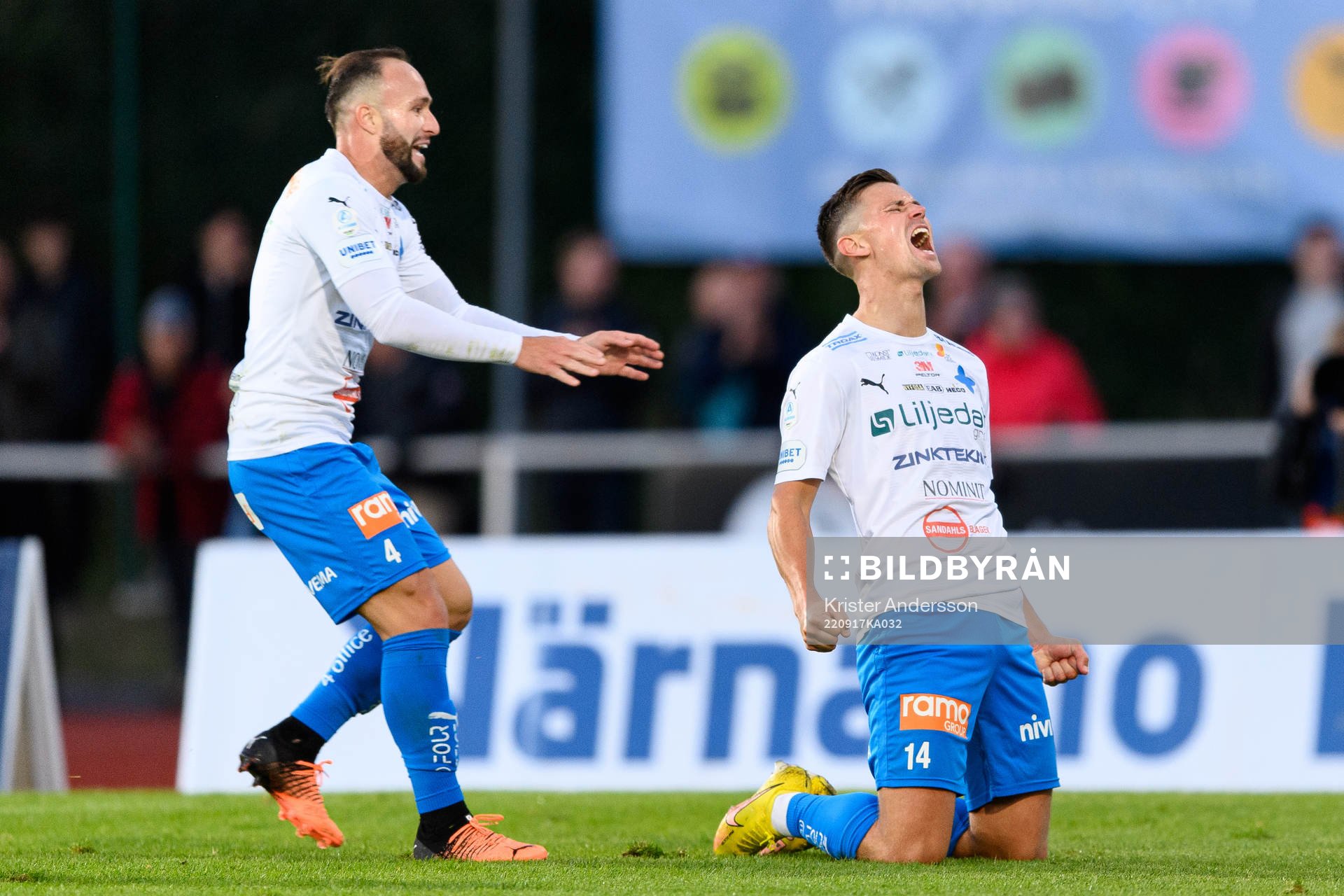 Värnamos Marcus Antonsson jublar