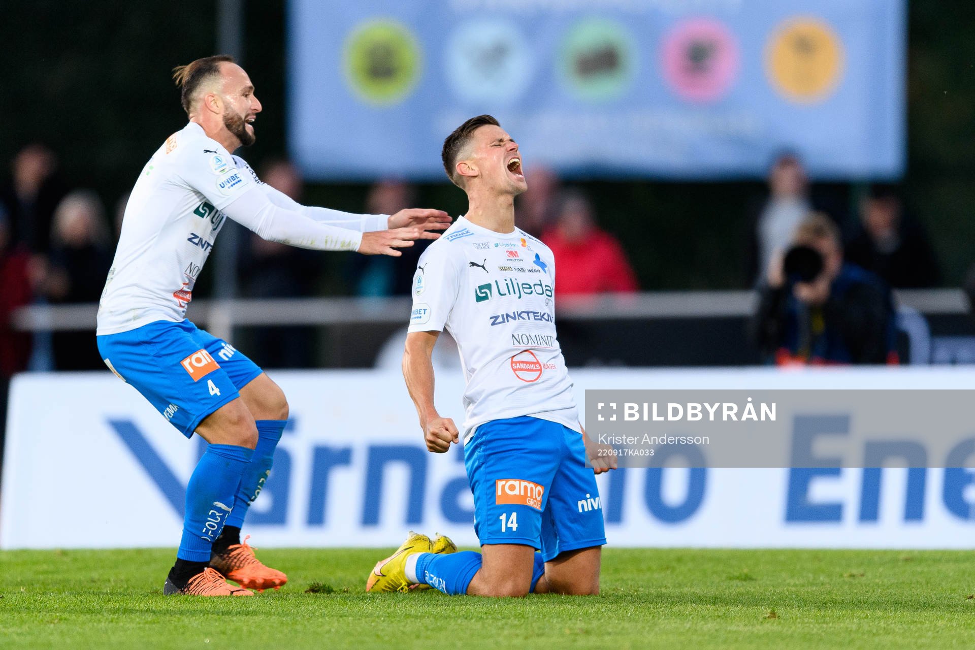 Värnamos Marcus Antonsson jublar