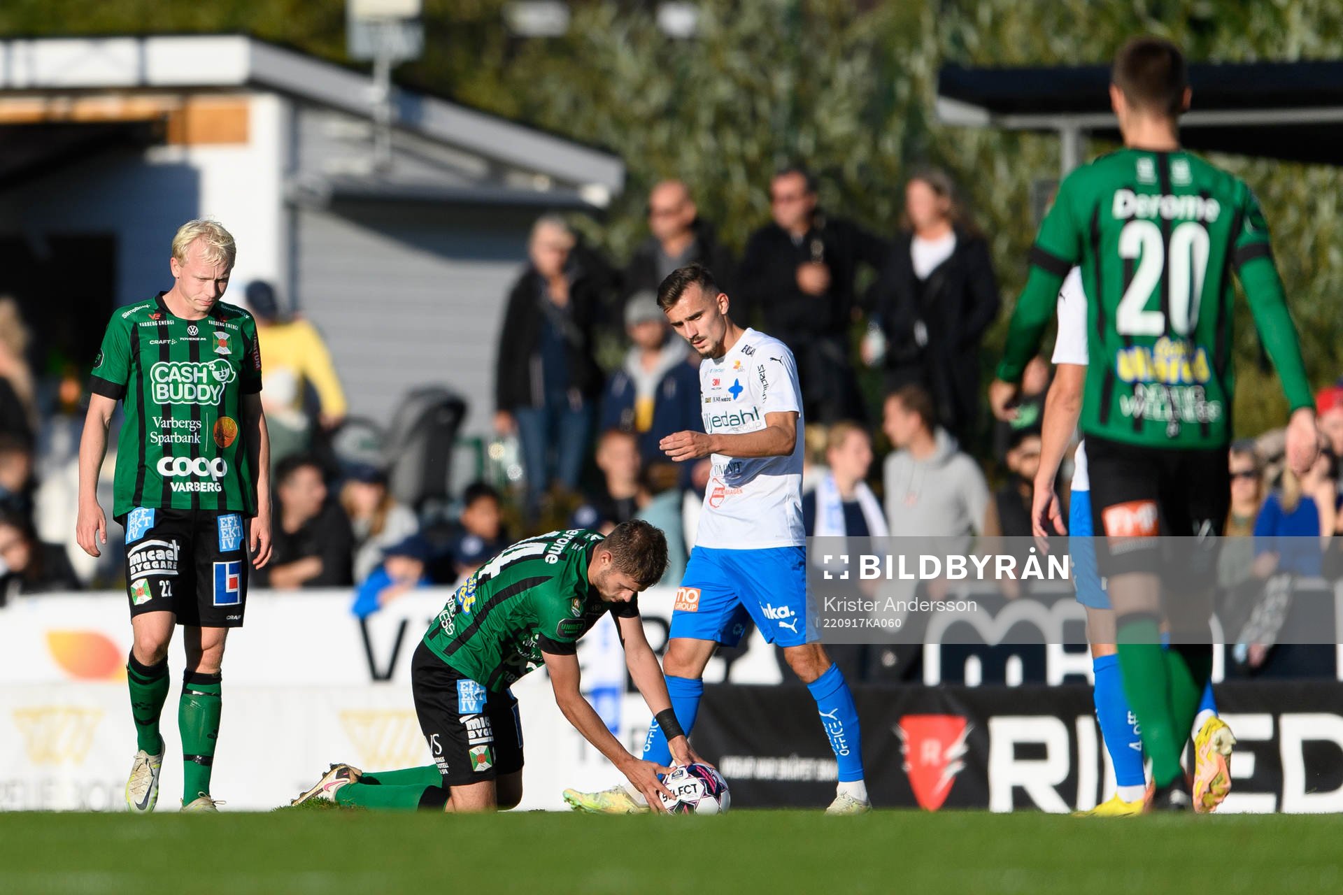 Varbergs André Boman och Oliver Alfonsi deppar