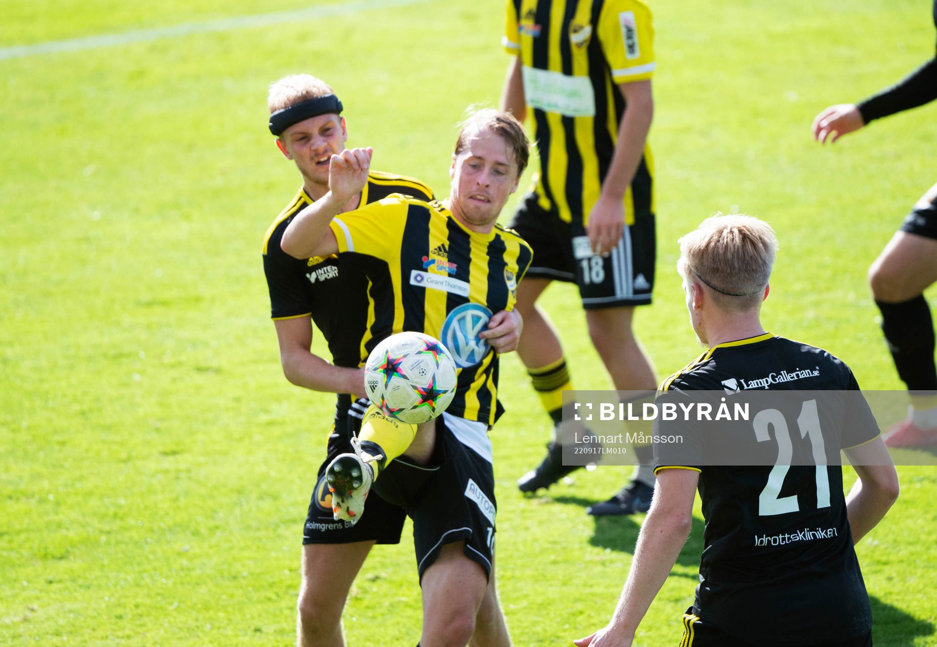 IFK Hässleholms Robin Strömberg i matchen i div. 2 mellan