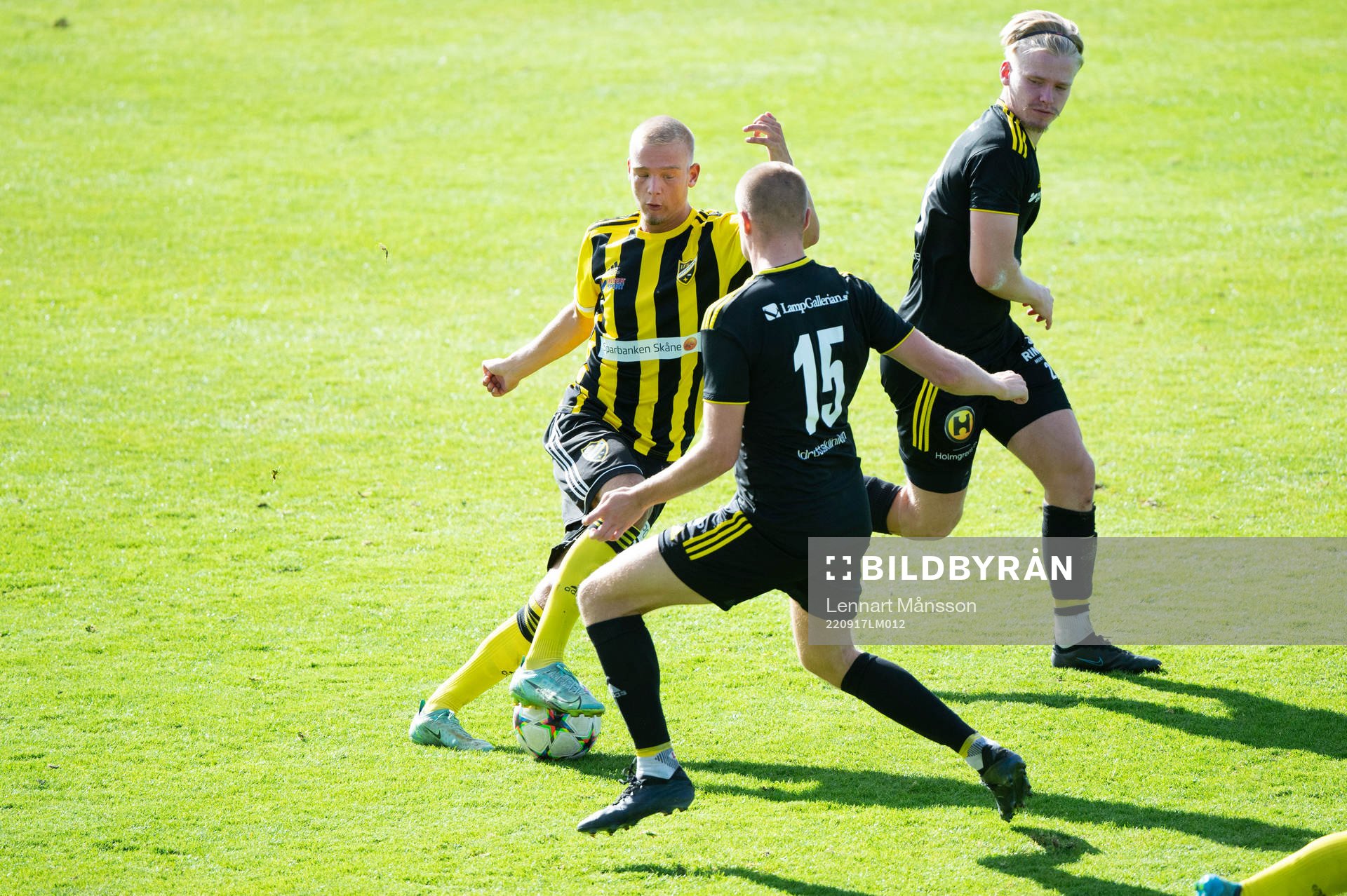 IFK Hässleholms Olle Kjellman Olblad i matchen i div. 2